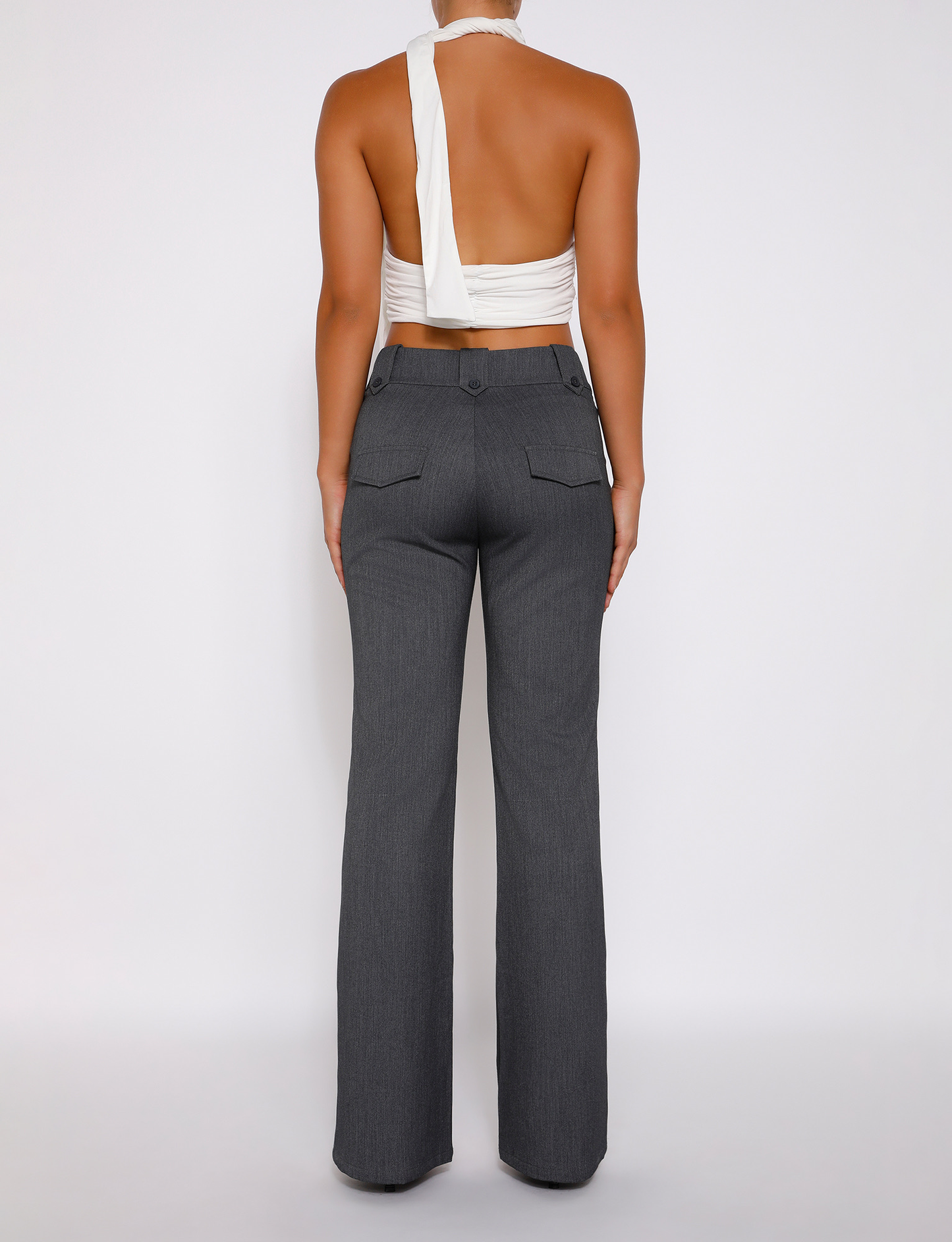 KITTIE HIGH RISE PANT - GREY