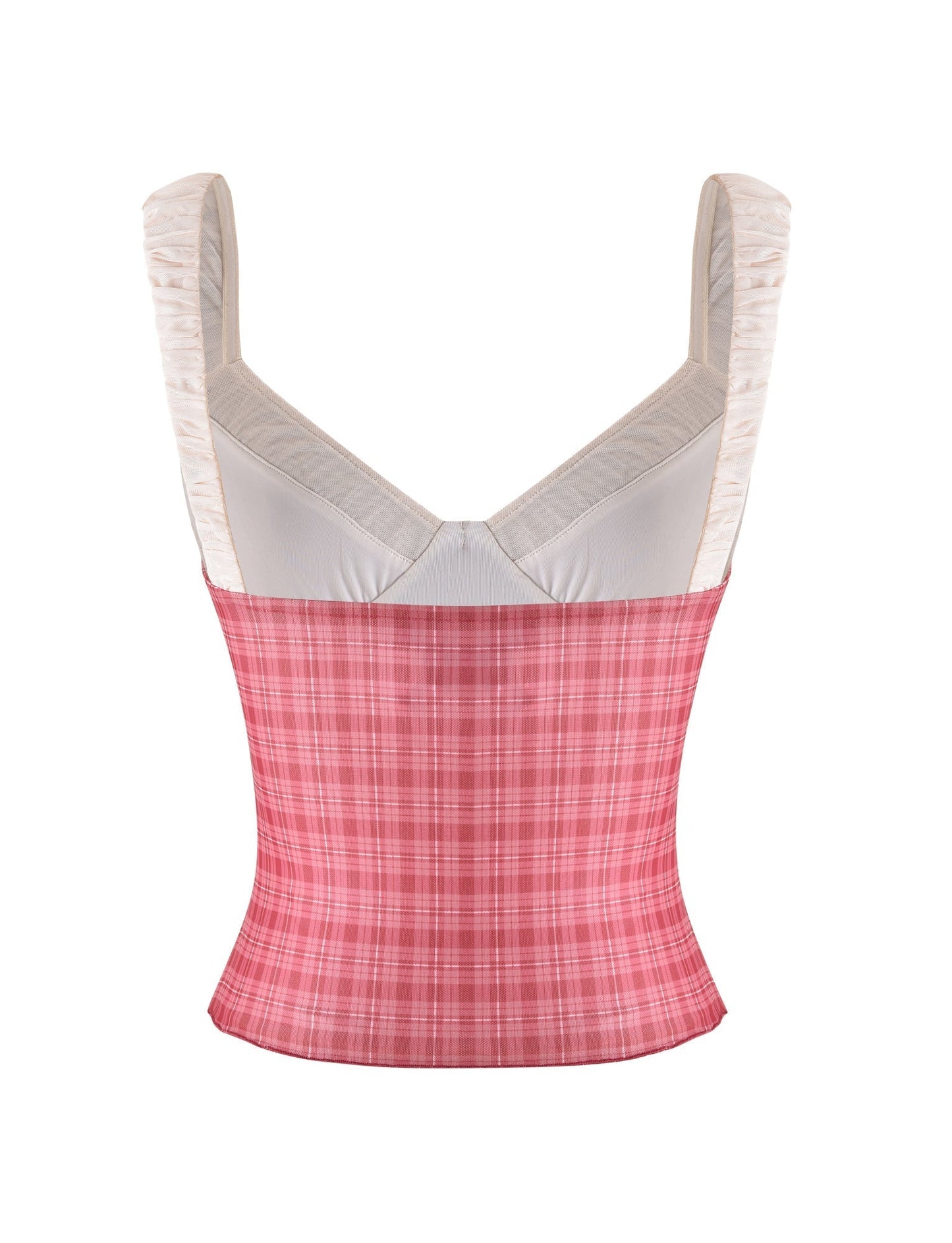 AMARAN TOP - RED : RED CHECK