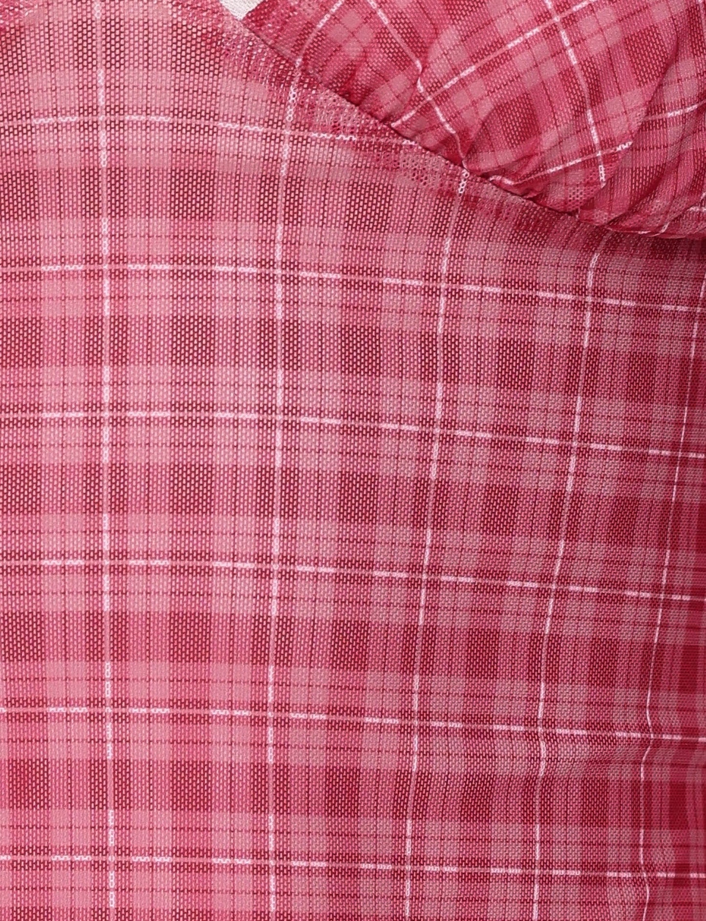 AMARAN TOP - RED : RED CHECK