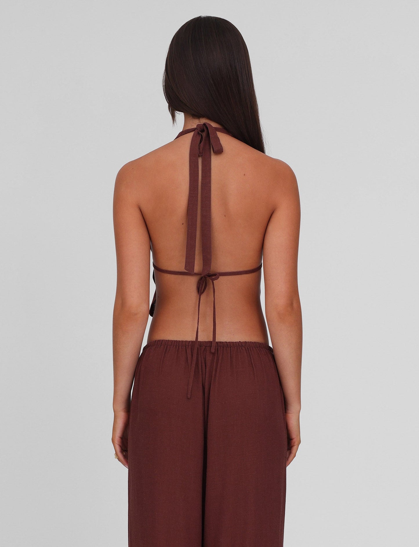 LAINEY TOP - CHOCOLATE