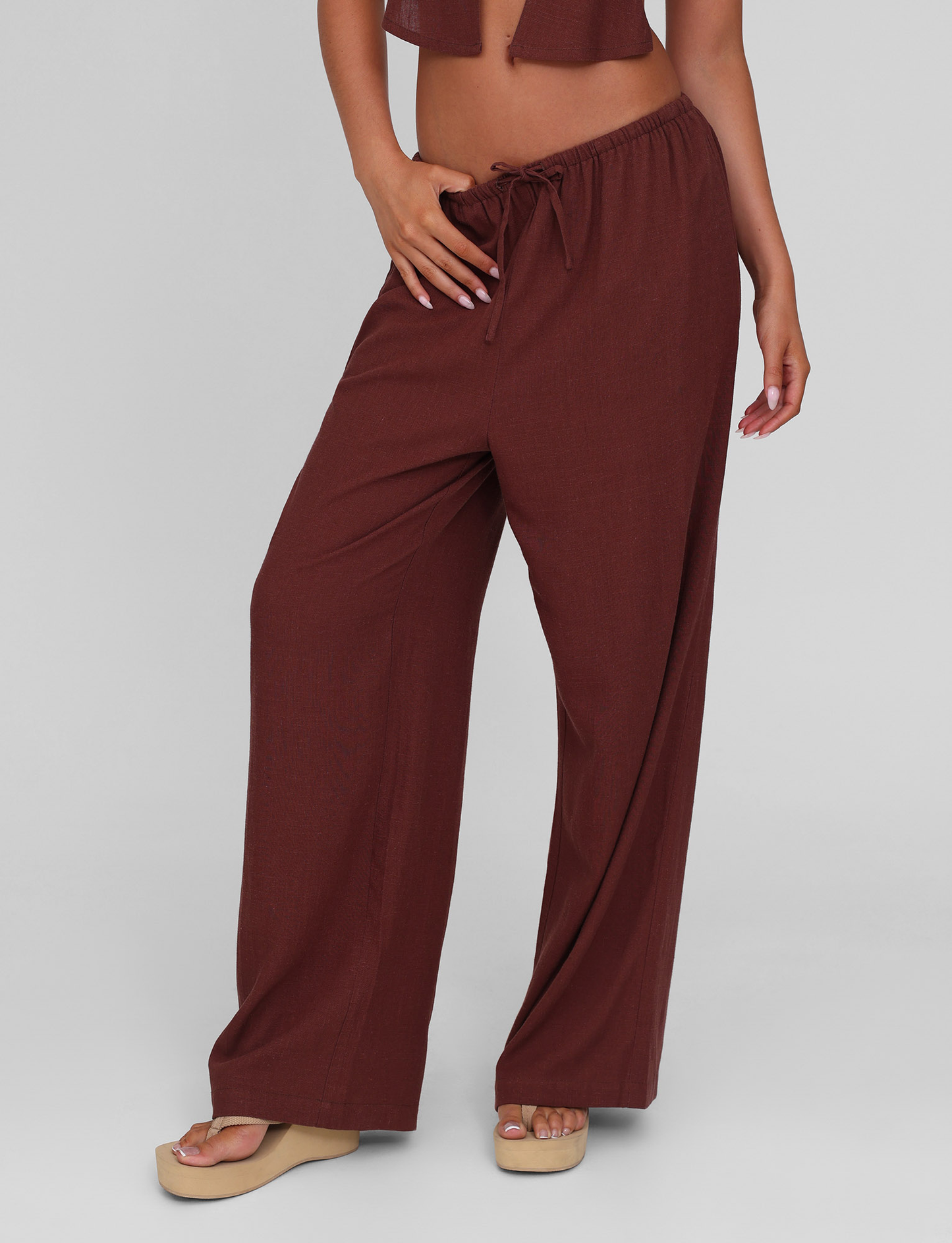 LAINEY PANT - CHOCOLATE