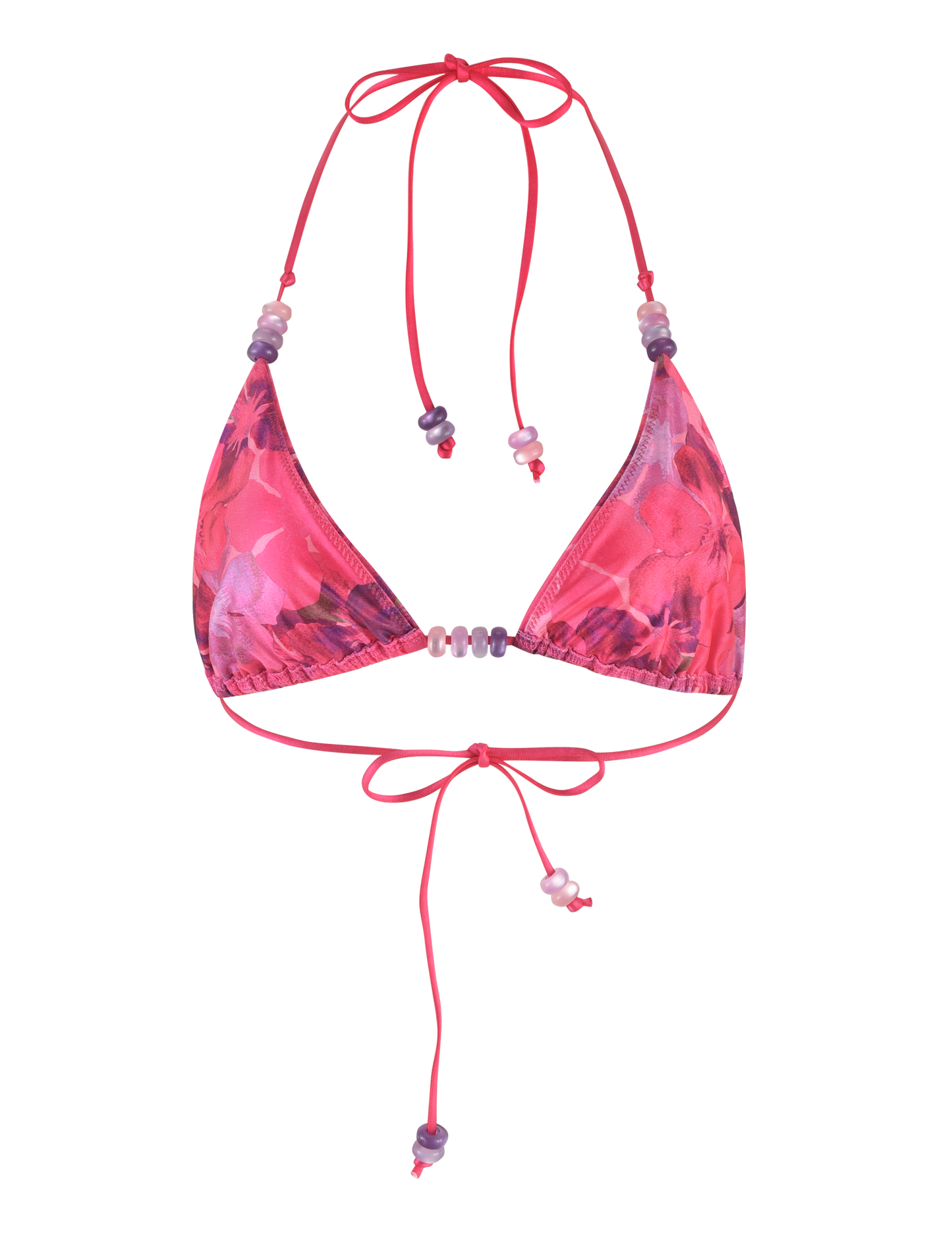 FINLEA BIKINI TOP - PINK : HIBISCUS