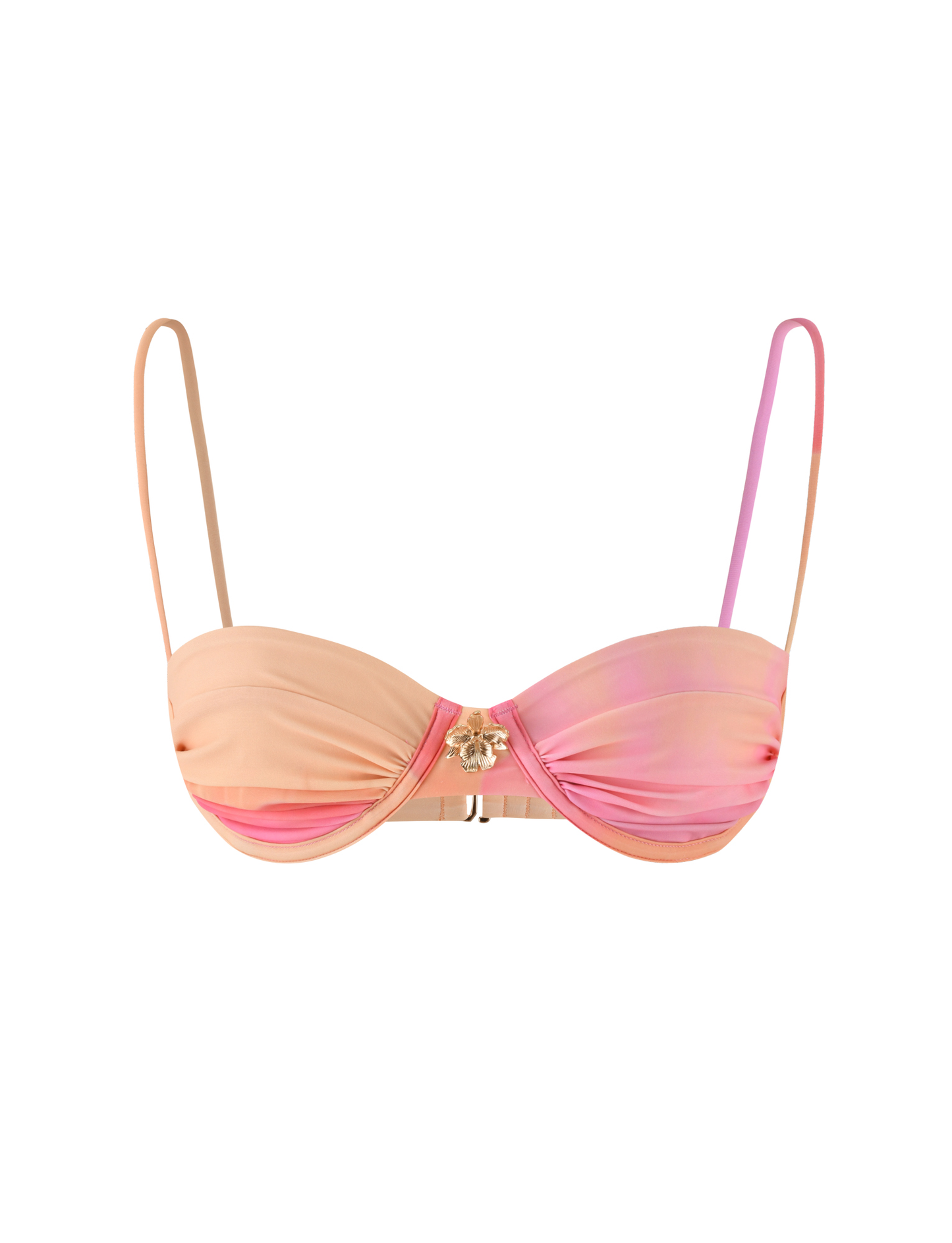 KHESSA BIKINI TOP - PINK HIBISCUS