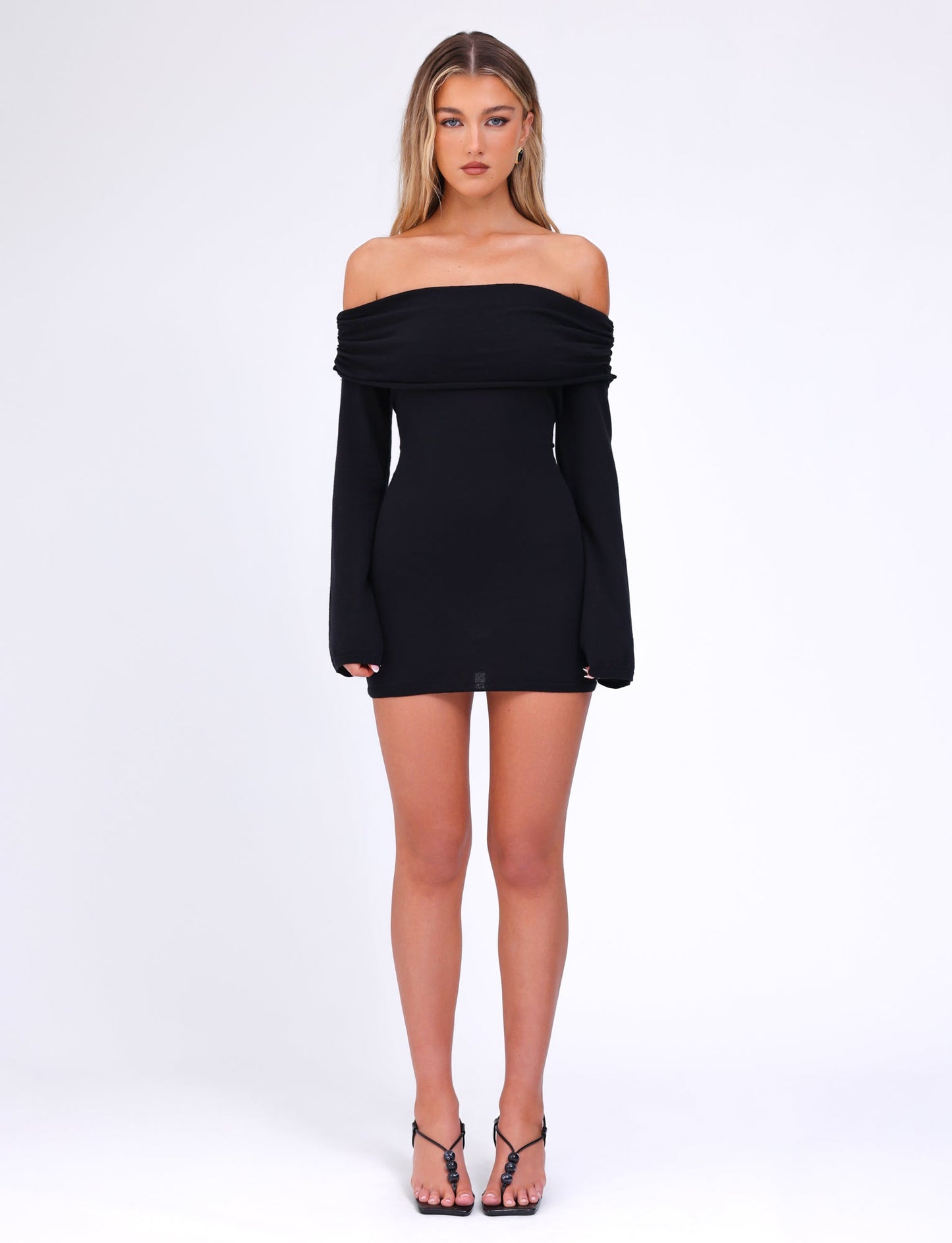 DIEDRE JUMPER DRESS - BLACK