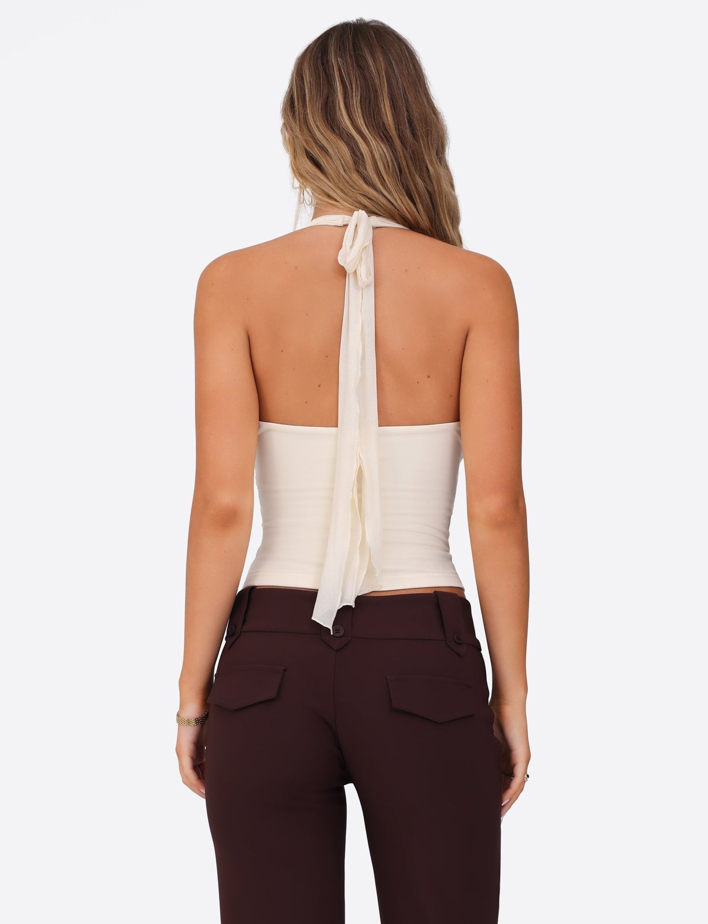 GRANGER TOP - WHITE : CREAM