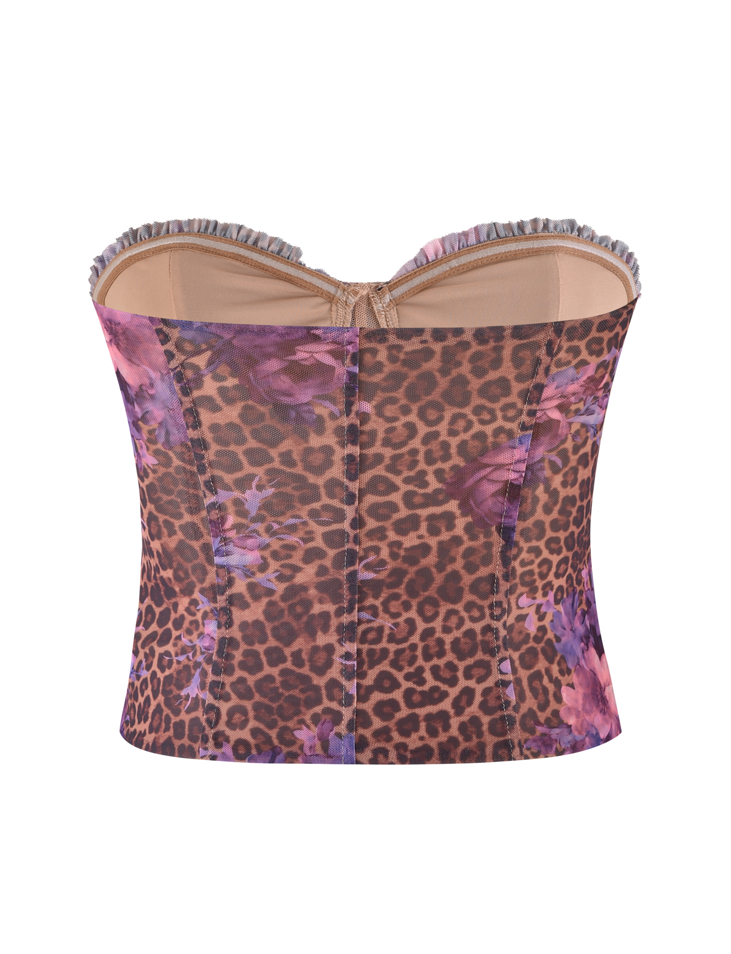 HOLLIS TOP - NEUTRAL : FLORAL : FLORAL LEOPARD