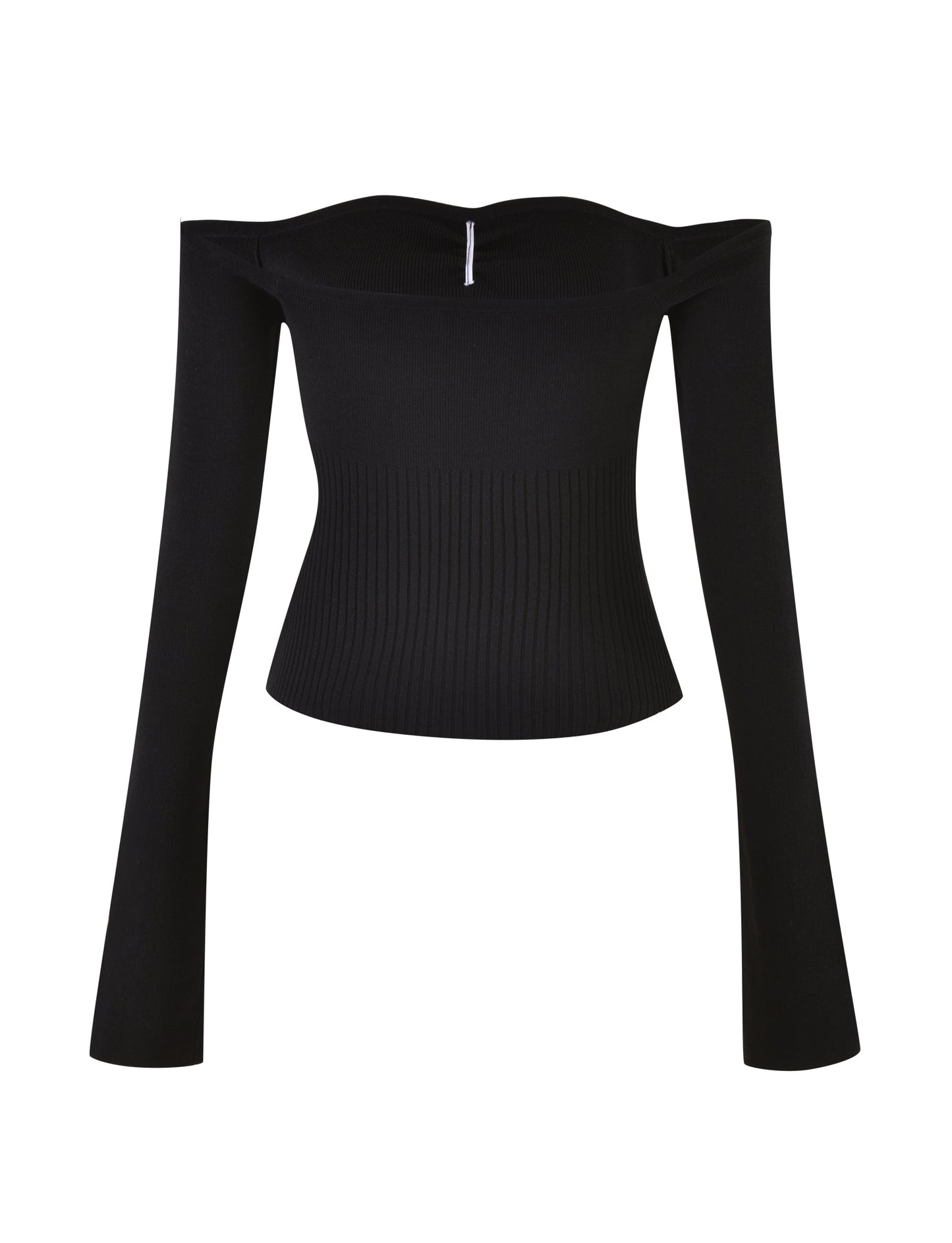 LILYANNA LONG SLEEVE TOP - BLACK