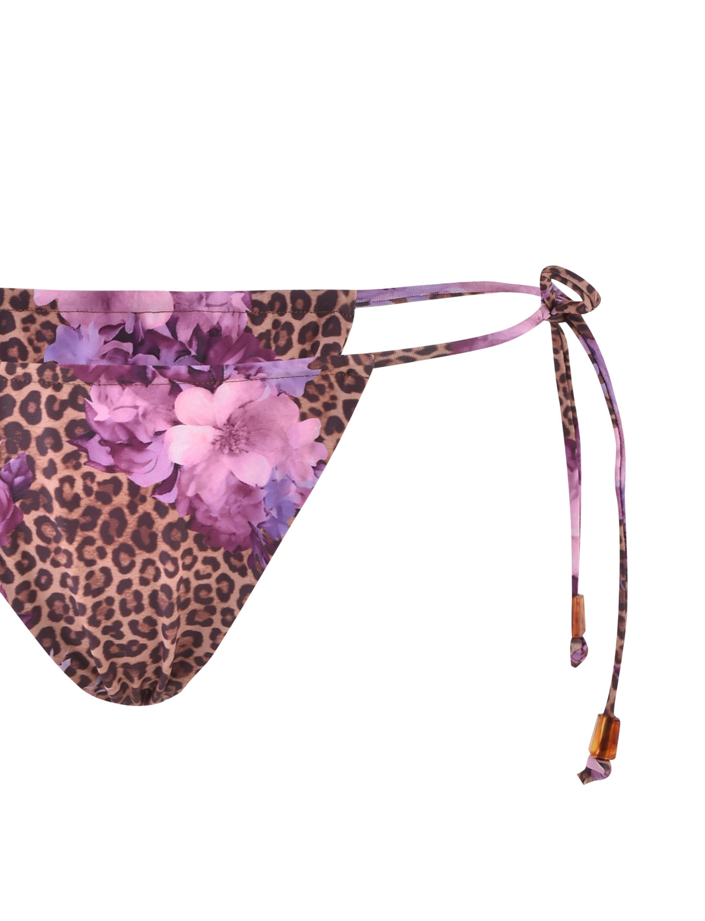 DESIRAE BIKINI BOTTOM - PURPLE : FLORAL : FLORAL LEOPARD