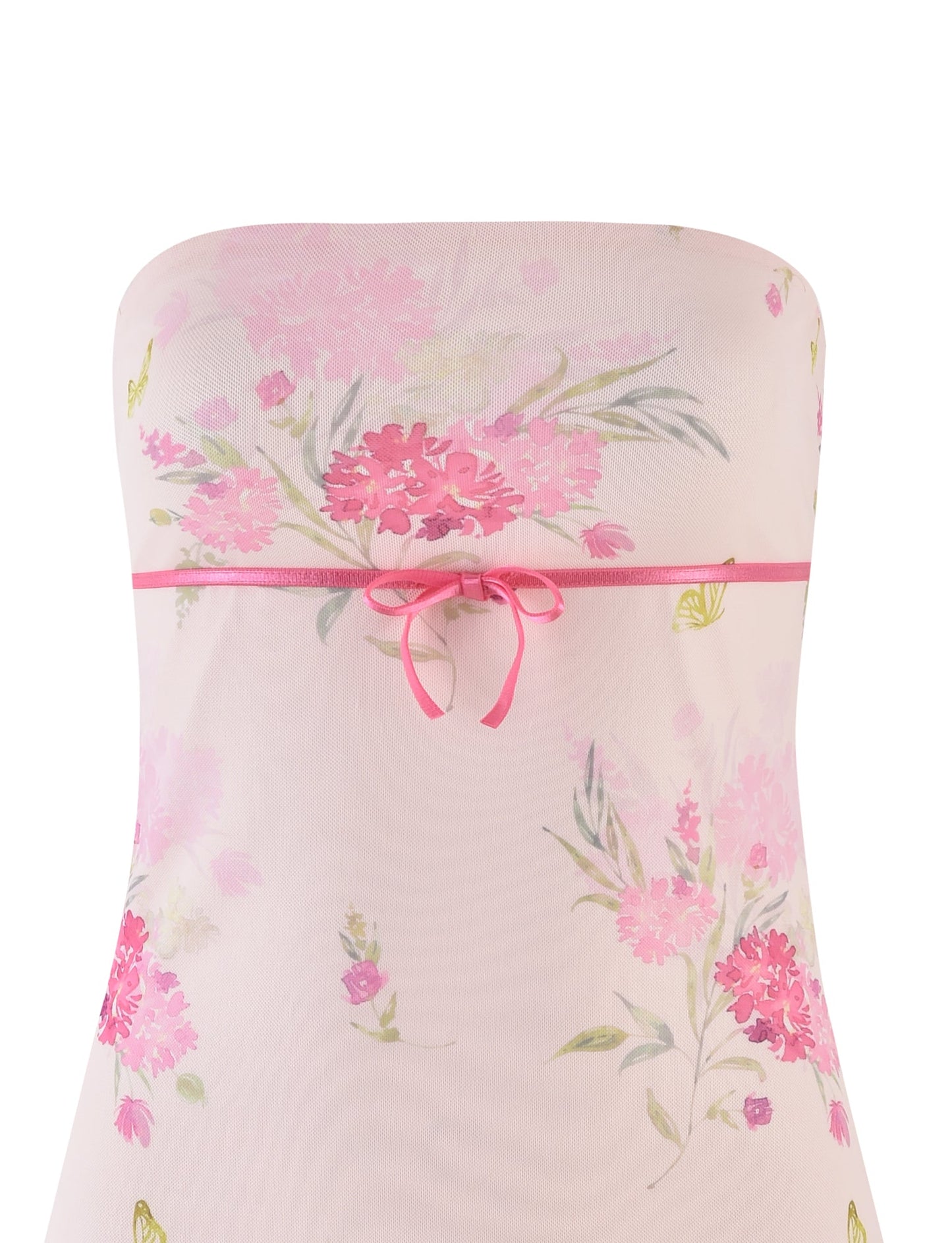 CARSYN MINI DRESS - PINK : FLORAL : WATER COLOUR FLORAL
