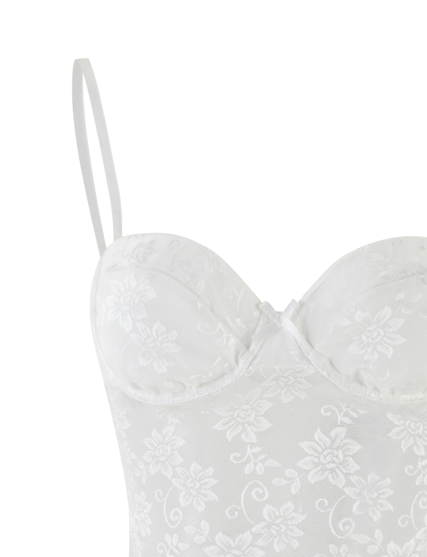 CHARLEIGH TOP - WHITE : LACE