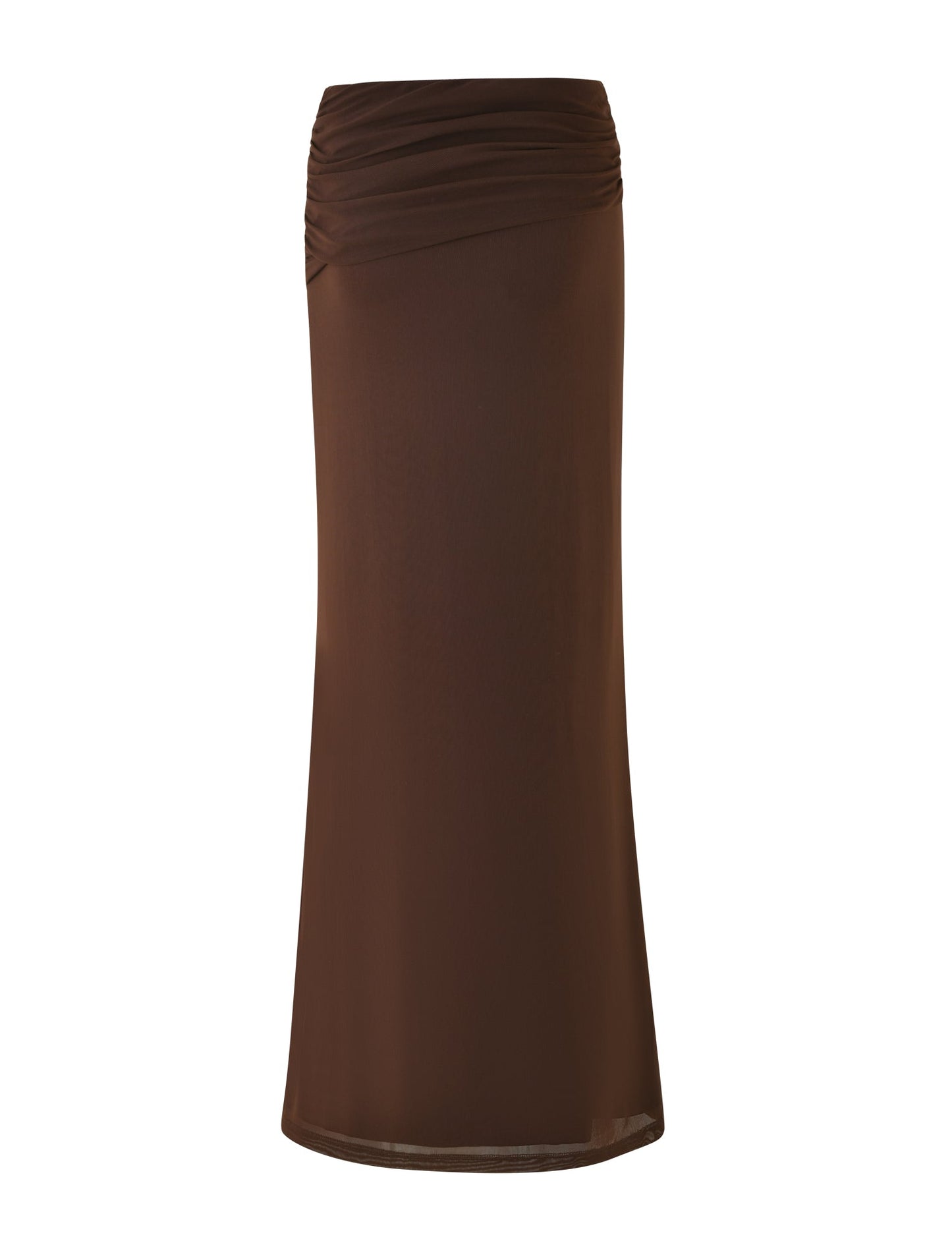 ESHA MAXI SKIRT - BROWN : CHOCOLATE
