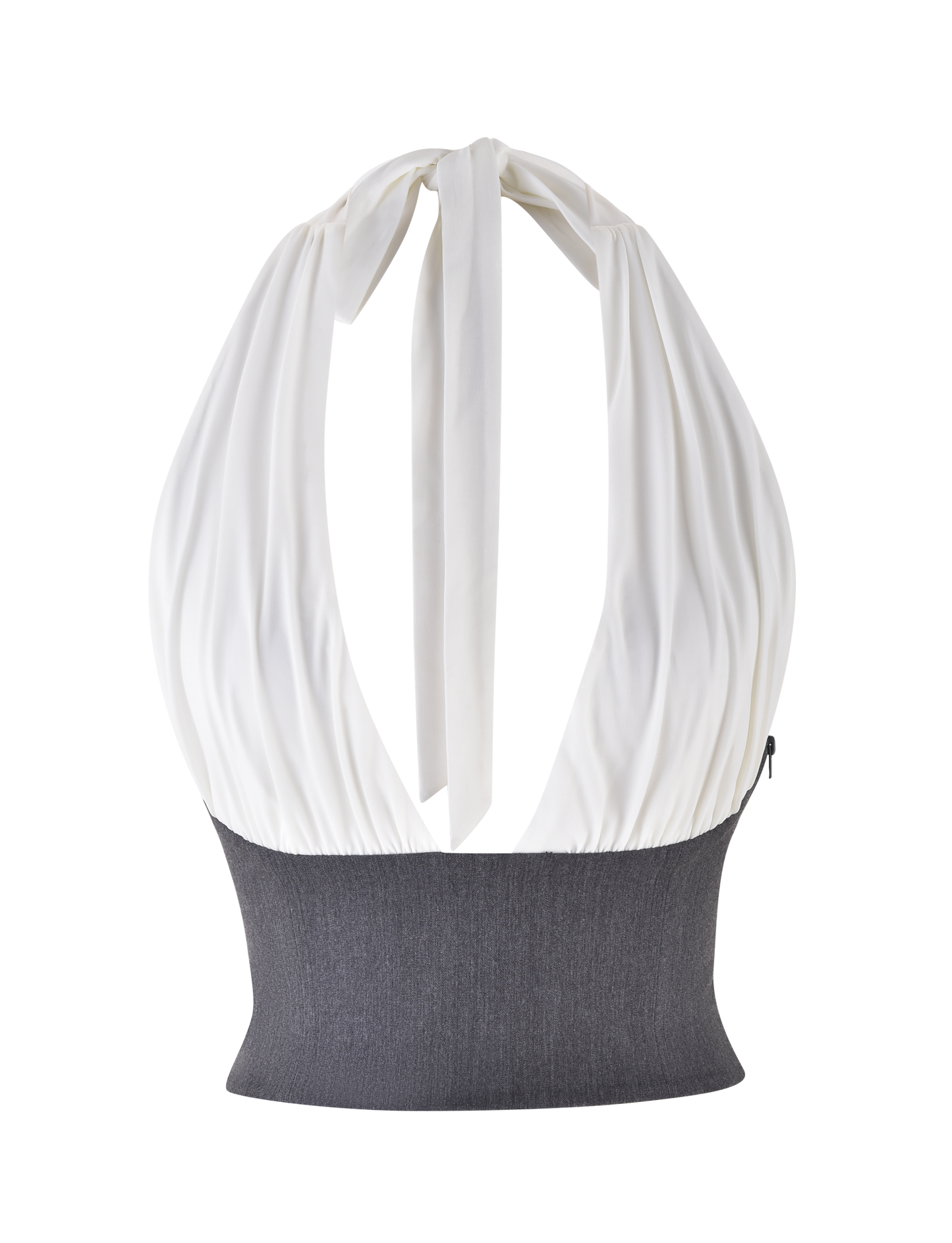 LOTUS TOP - CREAM : GREY