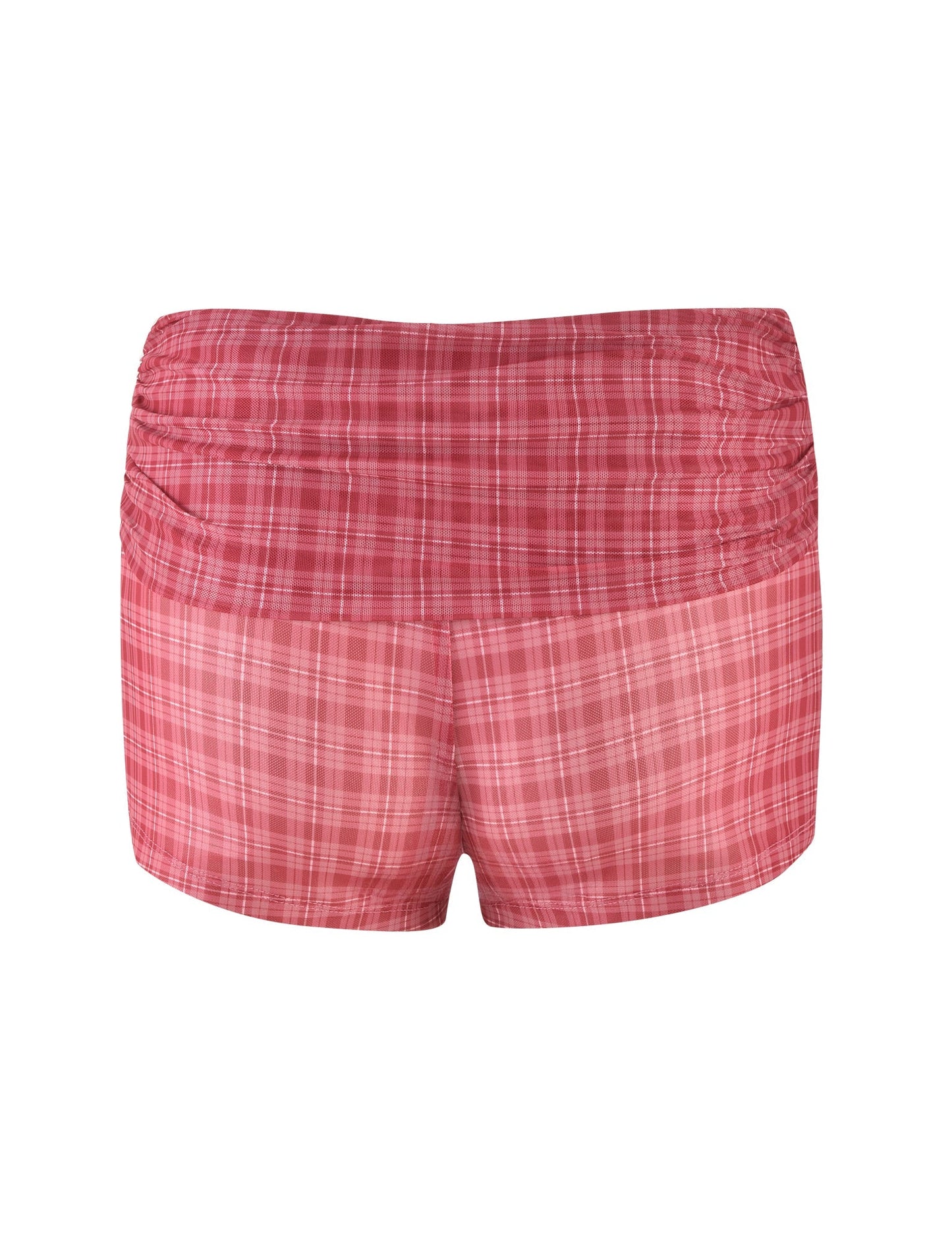 AMARAN SHORT - RED : RED CHECK