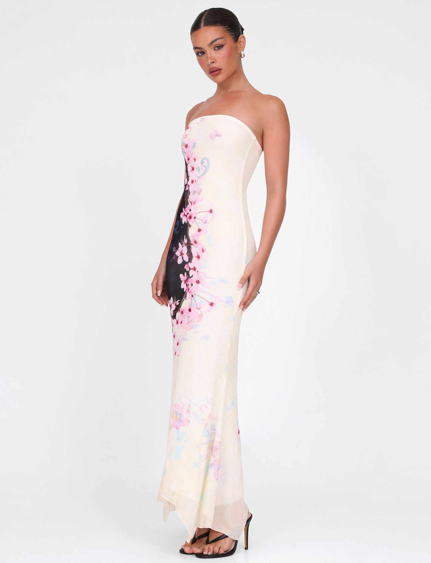LILLIAN MAXI DRESS - MULTI : FLORAL : CHERRY BLOSSUM