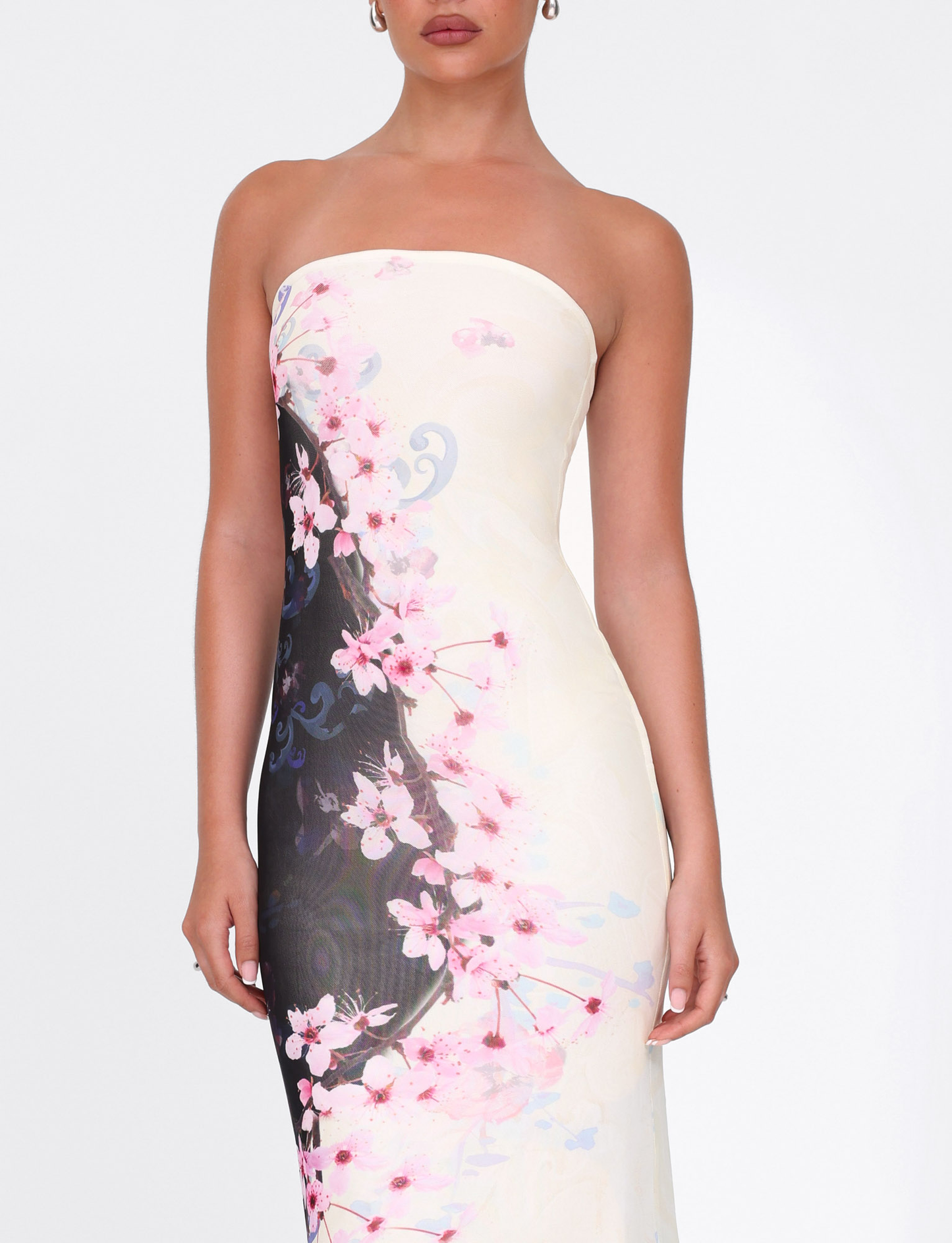 LILLIAN MAXI DRESS - MULTI : FLORAL : CHERRY BLOSSUM