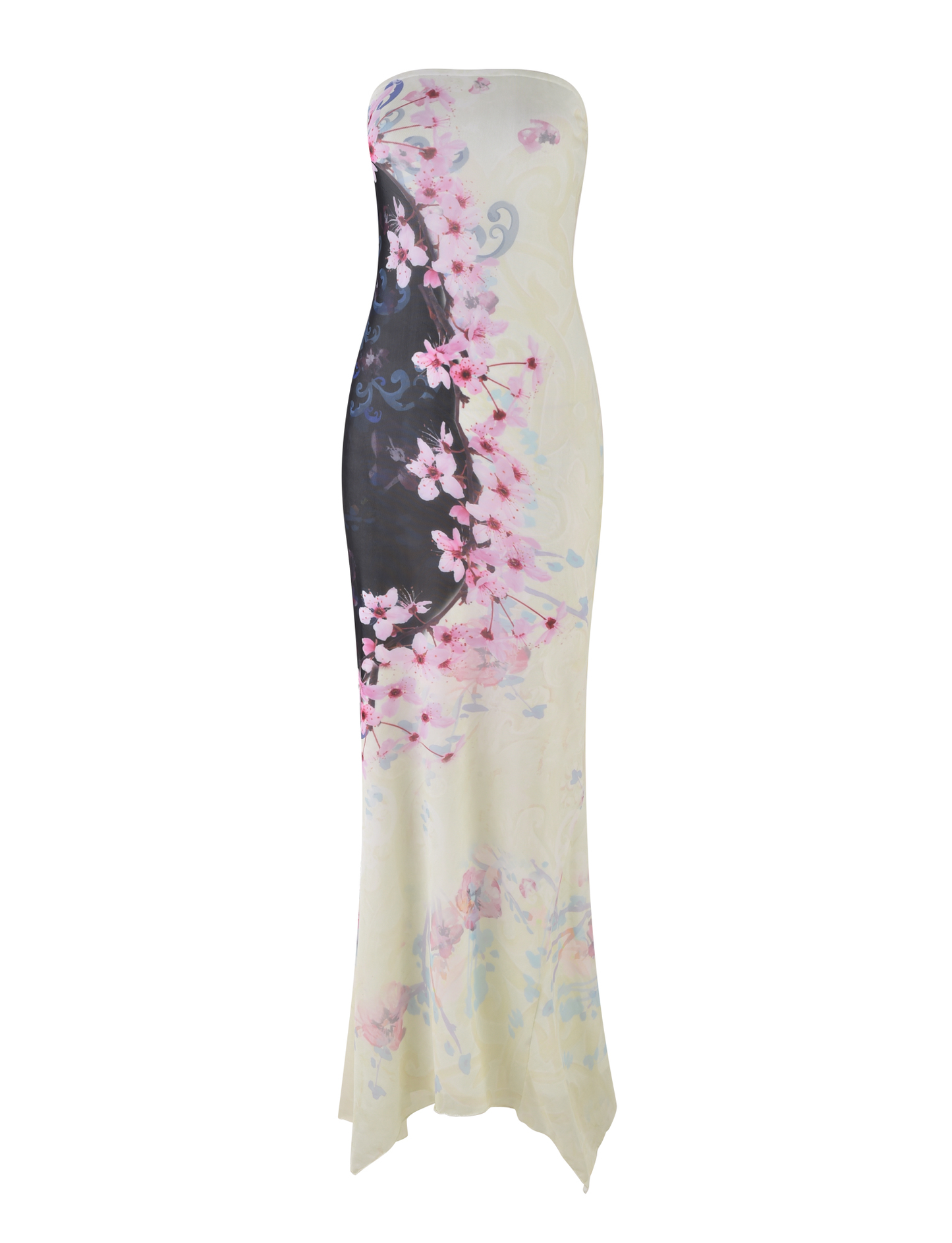 LILLIAN MAXI DRESS - MULTI : FLORAL : CHERRY BLOSSUM