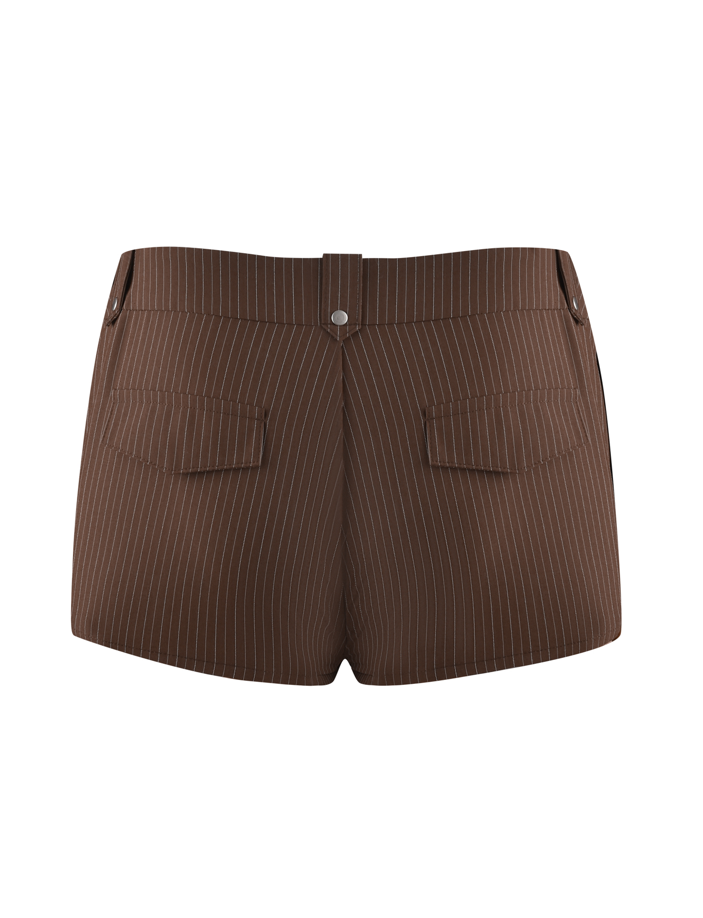 ANTONELLA SHORT - BROWN : CHOCOLATE : CHOCOLATE PINSTRIPE
