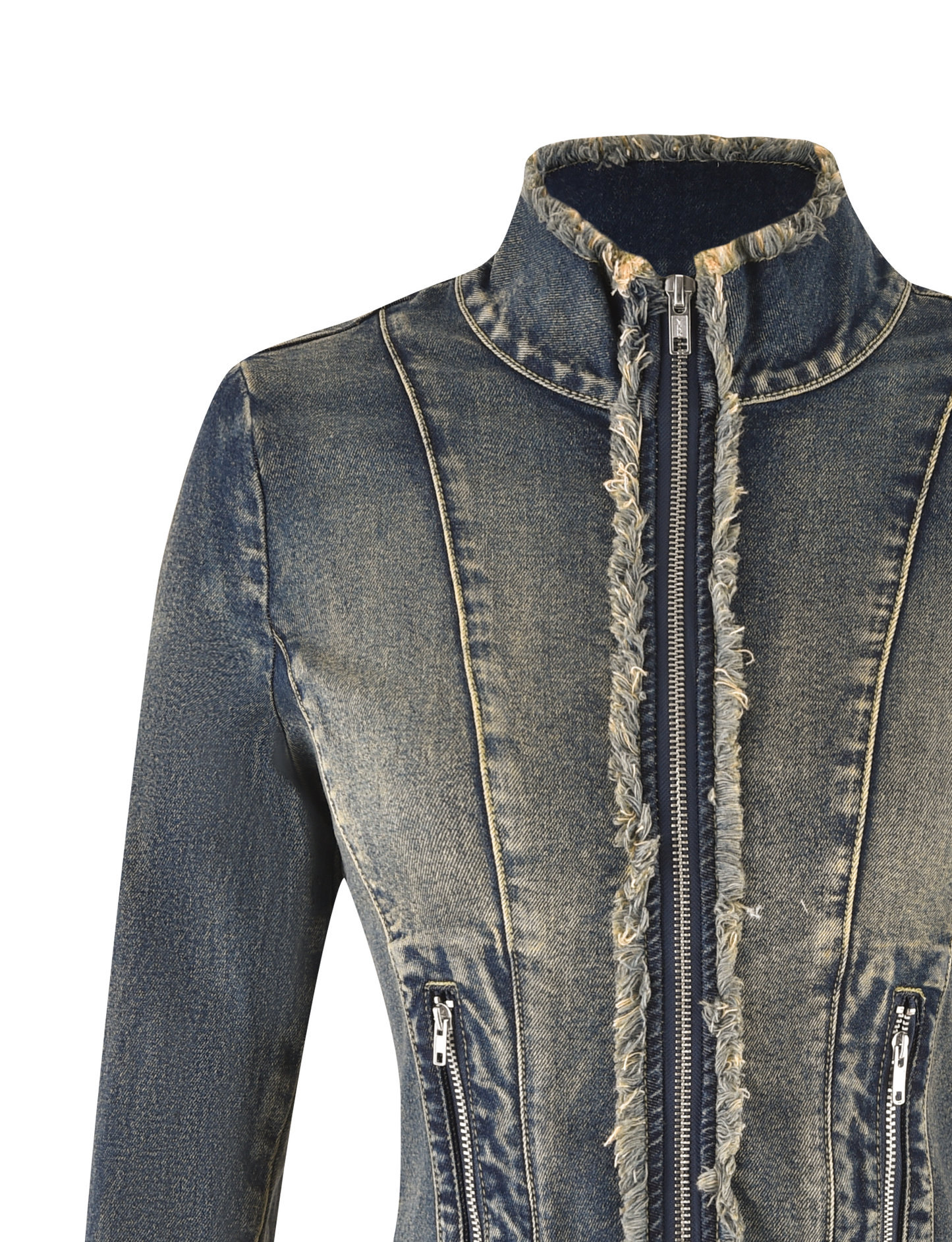 OPHELIE JACKET - BLUE : DENIM BLUE : DENIM