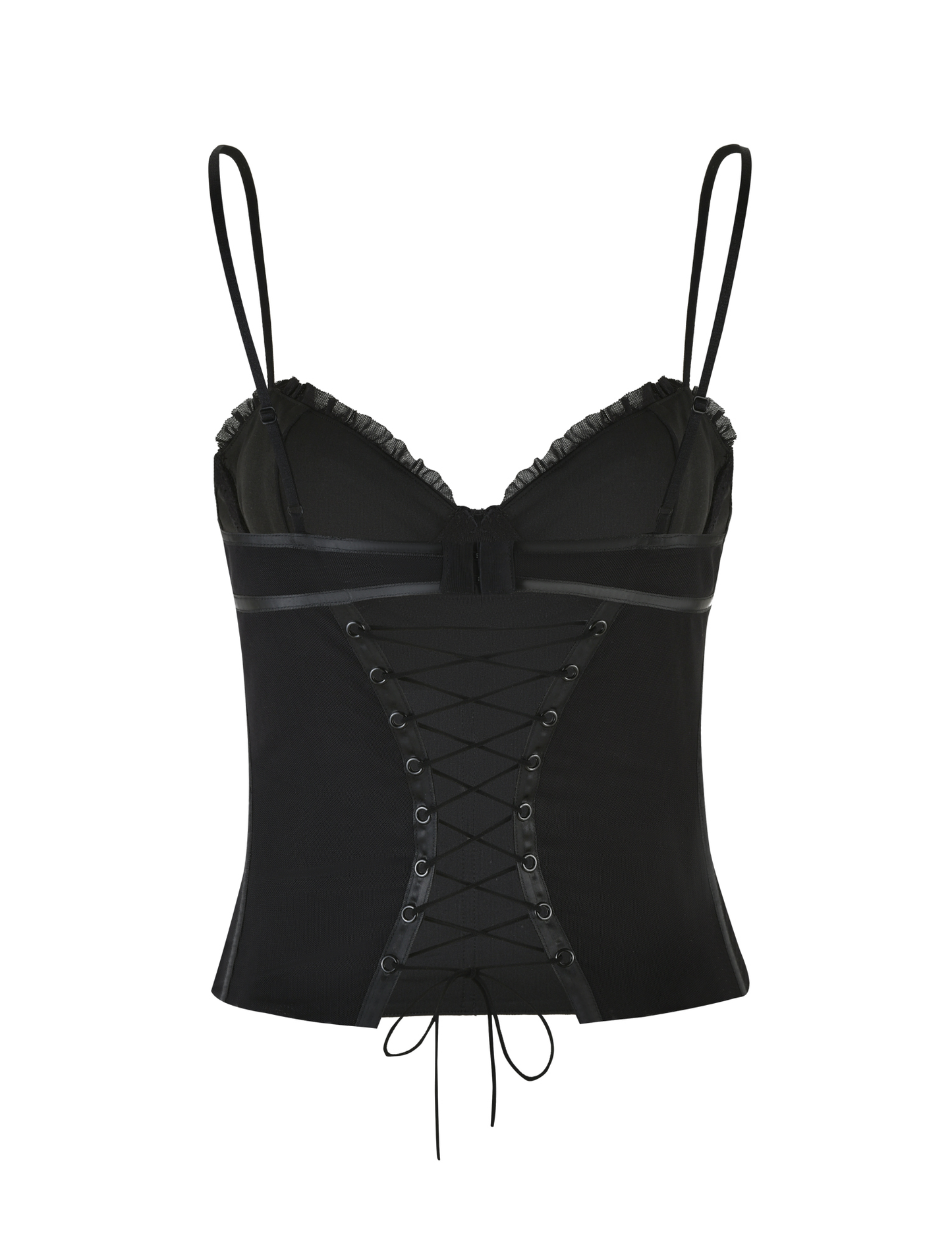 KAIRA CORSET TOP - BLACK