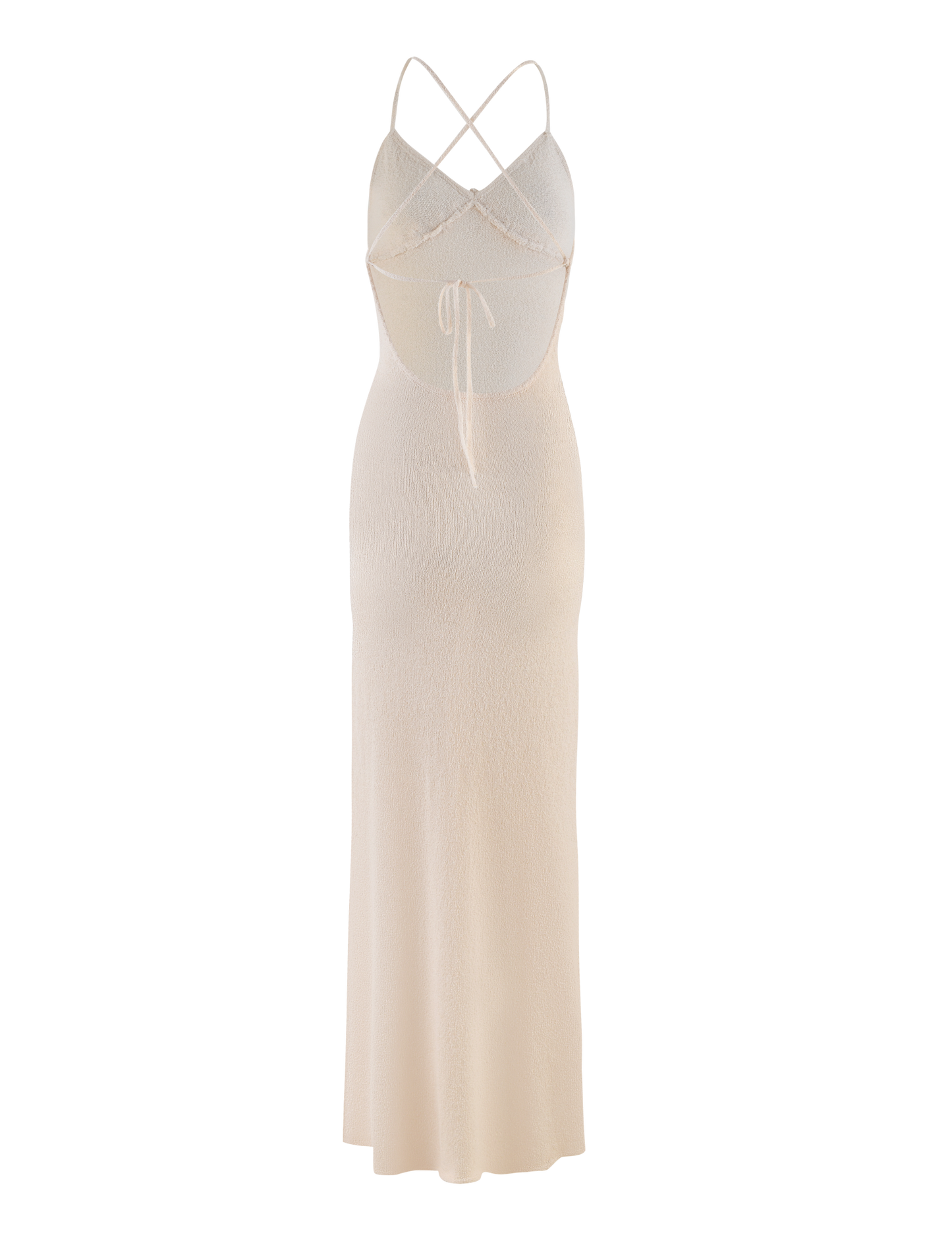 LAVELLE MAXI DRESS - WHITE : CREAM : CREAM