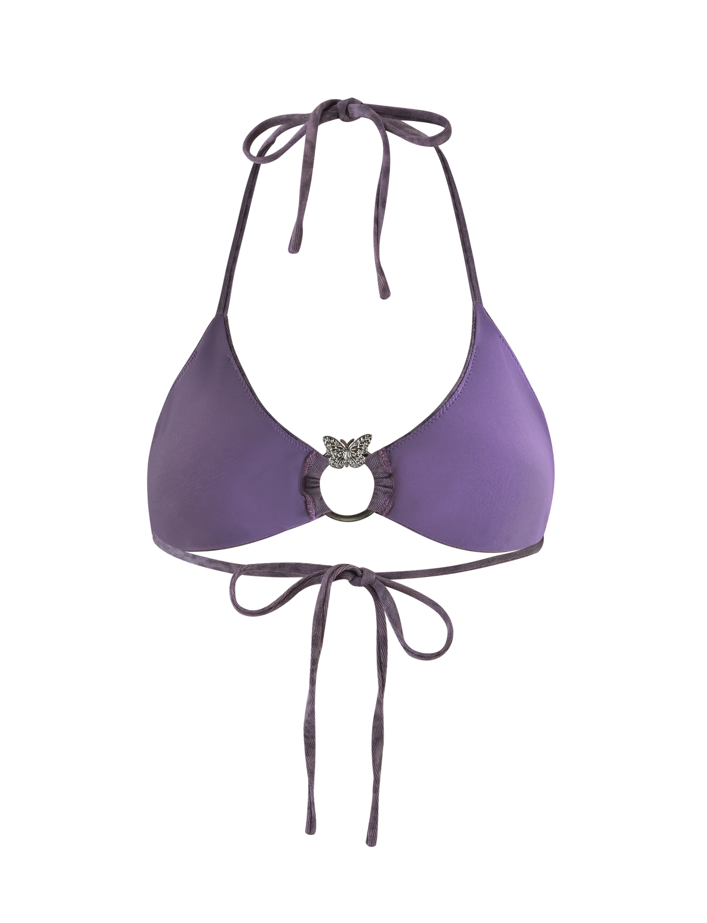 JESSALYN BIKINI TOP - PURPLE TIGER