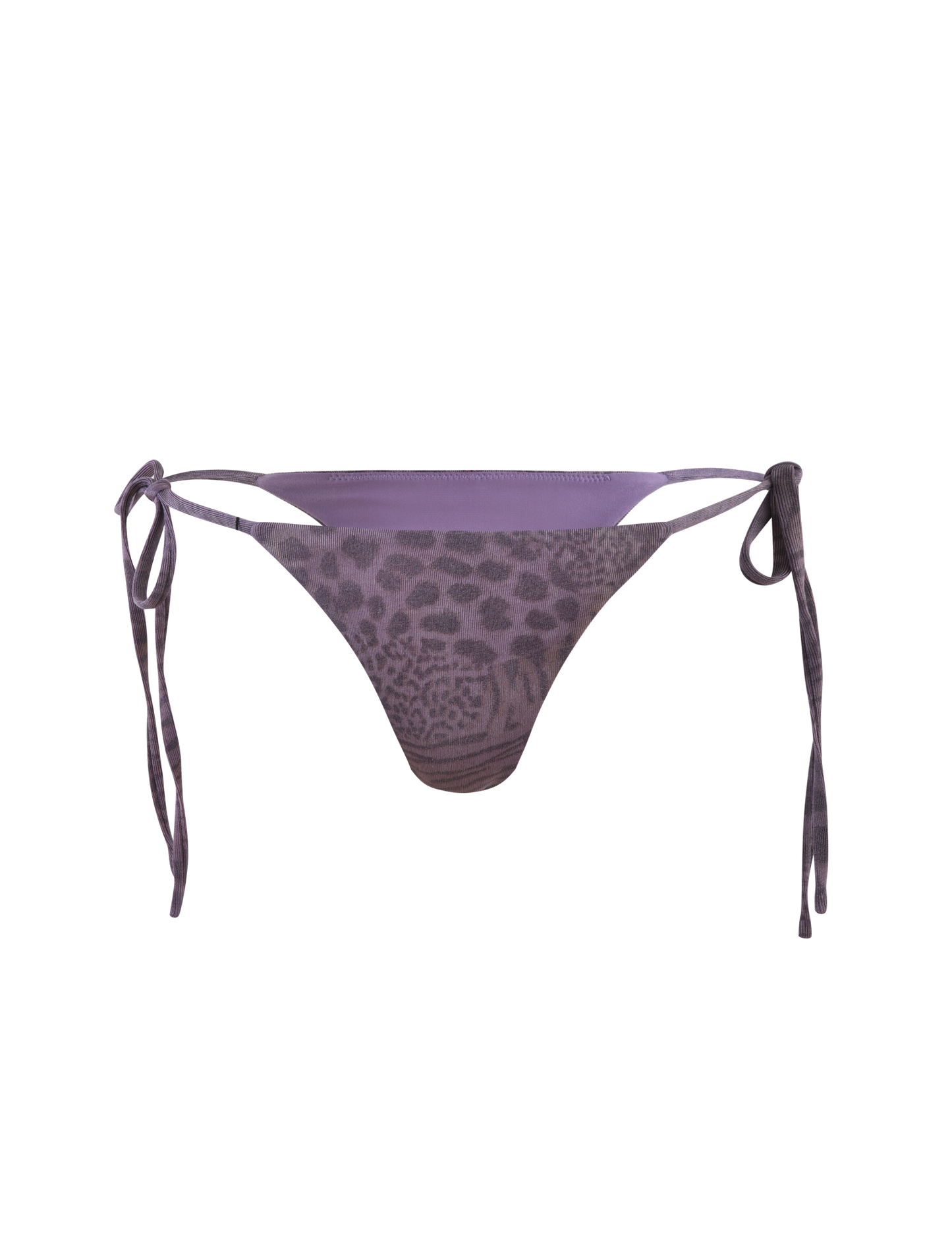 JESSALYN BIKINI BOTTOM - PURPLE TIGER