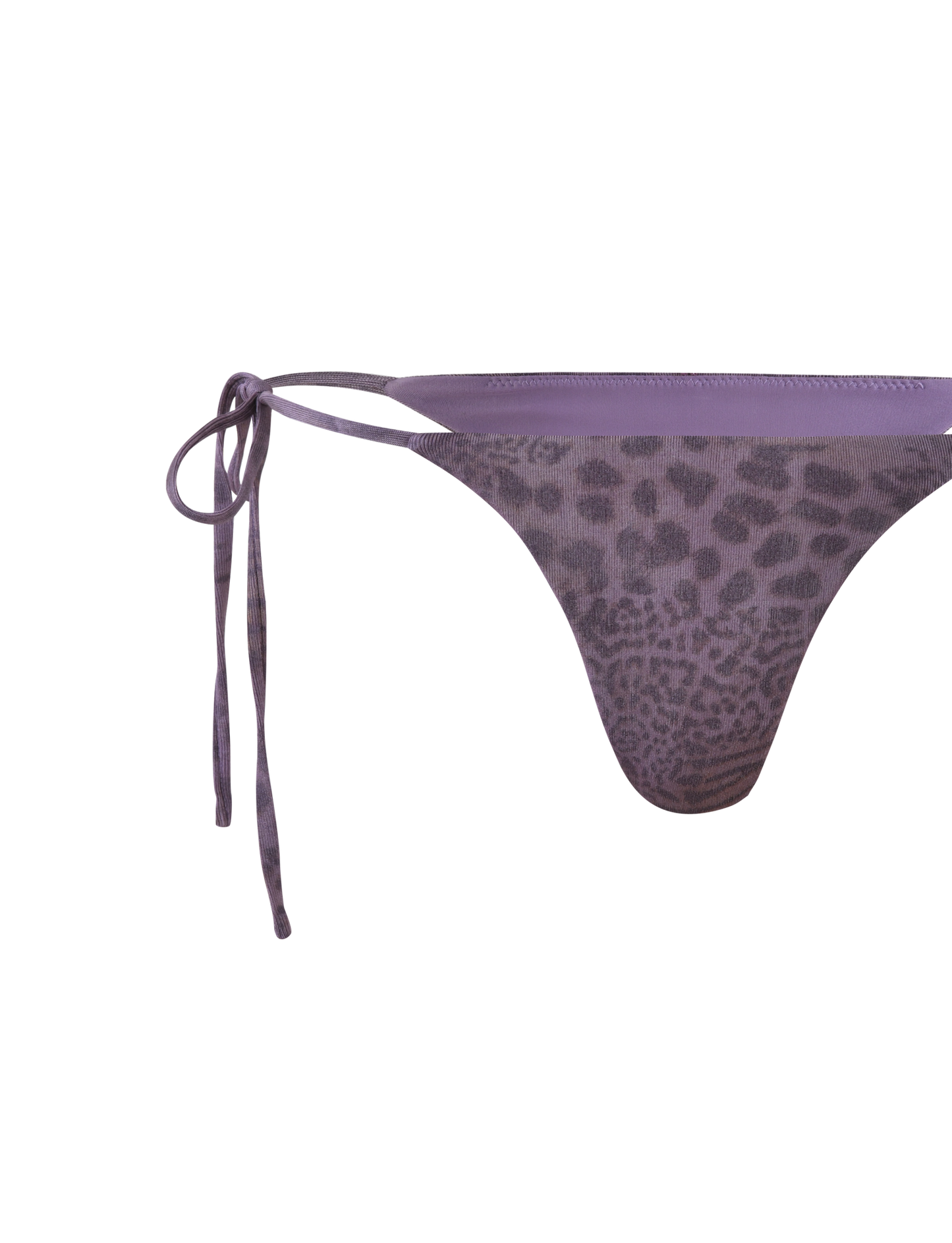 JESSALYN BIKINI BOTTOM - PURPLE TIGER