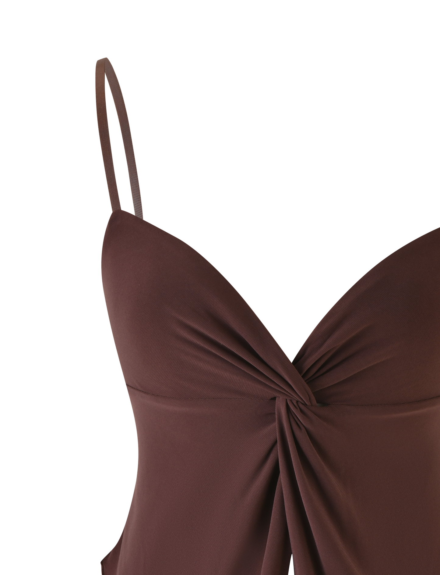 JOVIENNE TOP - BROWN : CHOCOLATE