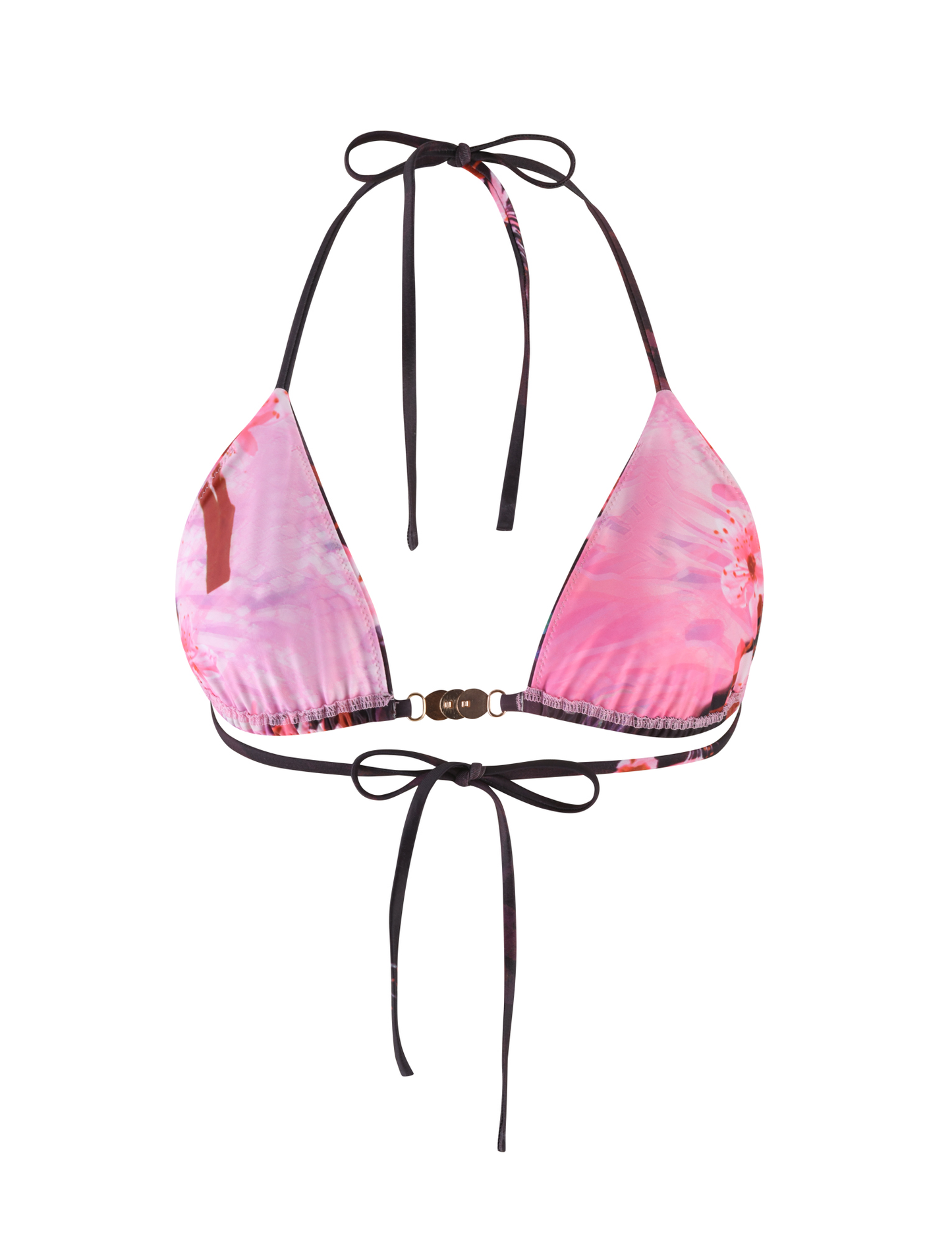 JOVANNA BIKINI TOP - MULTI : ANIMAL : ANIMAL FLORAL BORDER