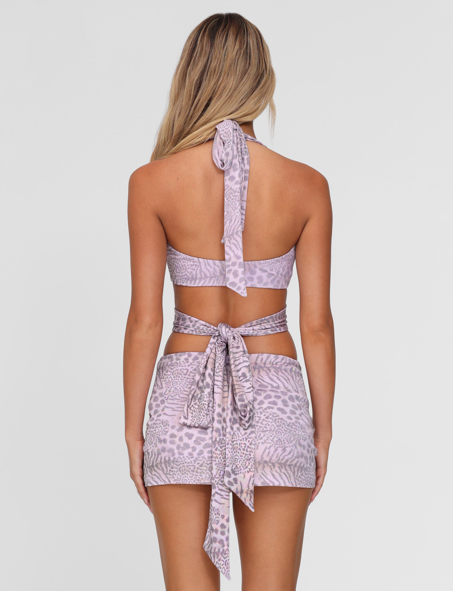 EVANGELINE SKIRT - PINK : TIGER : PALE PINK TIGER