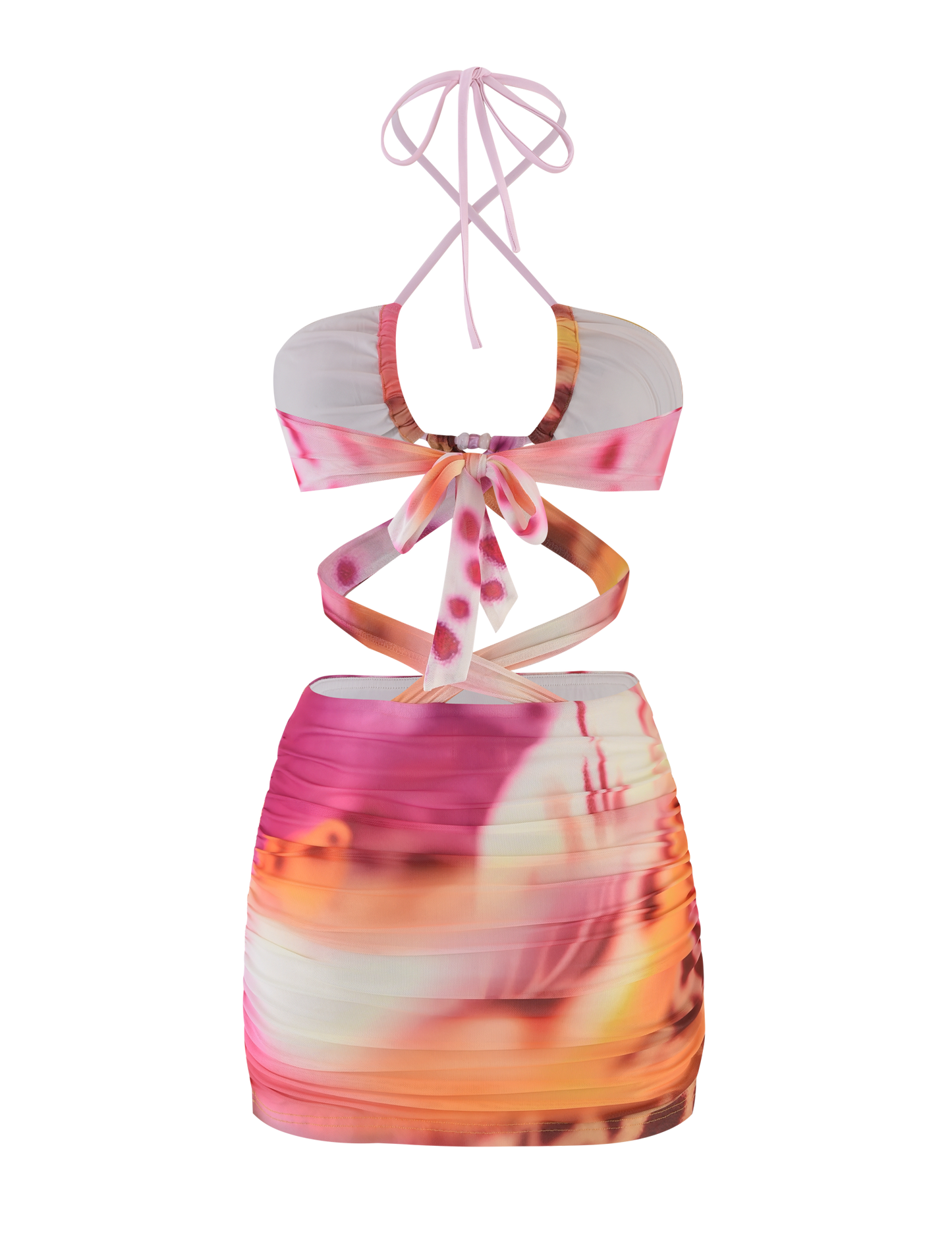 ZARIAH MINI DRESS - MACRO ORCHID