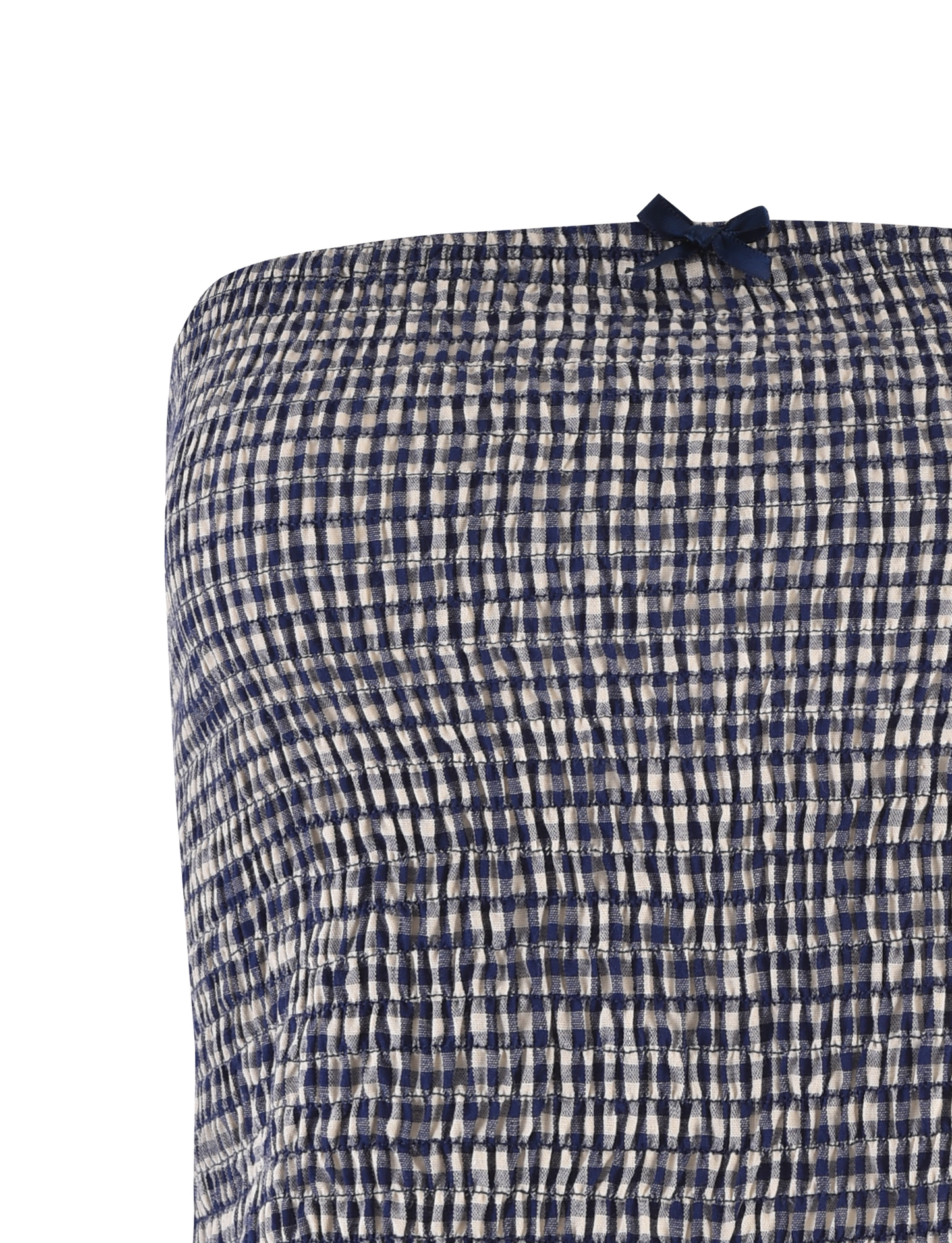 ERYNN TOP - NAVY GINGHAM