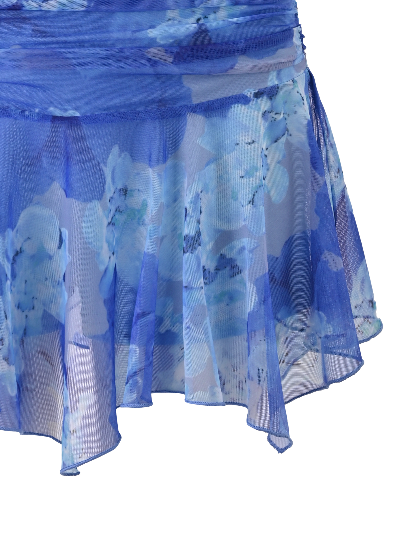 DEVYN MINI SKORT - BLUE MACRO FLORAL