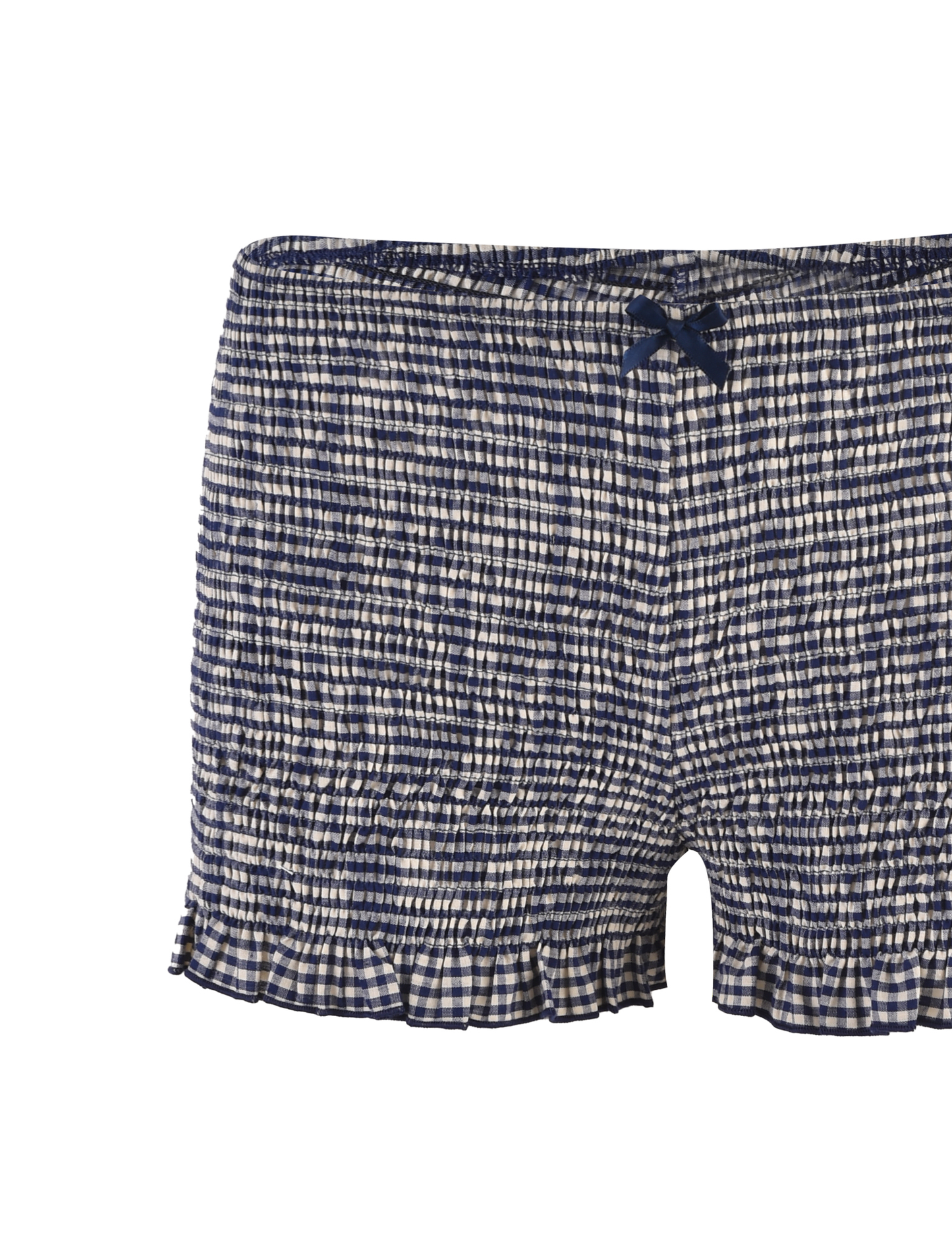 ERYNN SHORTS - NAVY GINGHAM