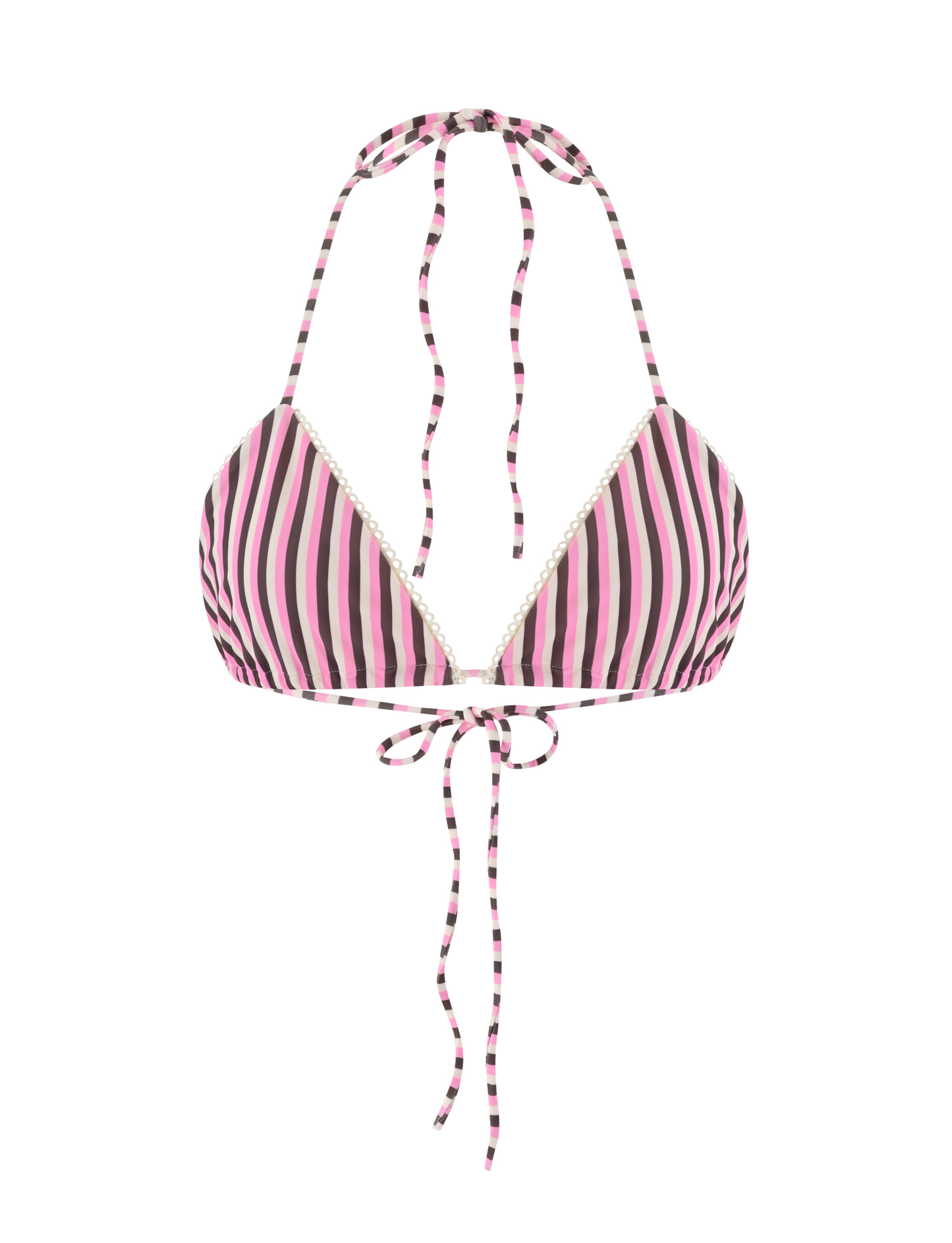 DAZZLE BIKINI TOP - STRIPE