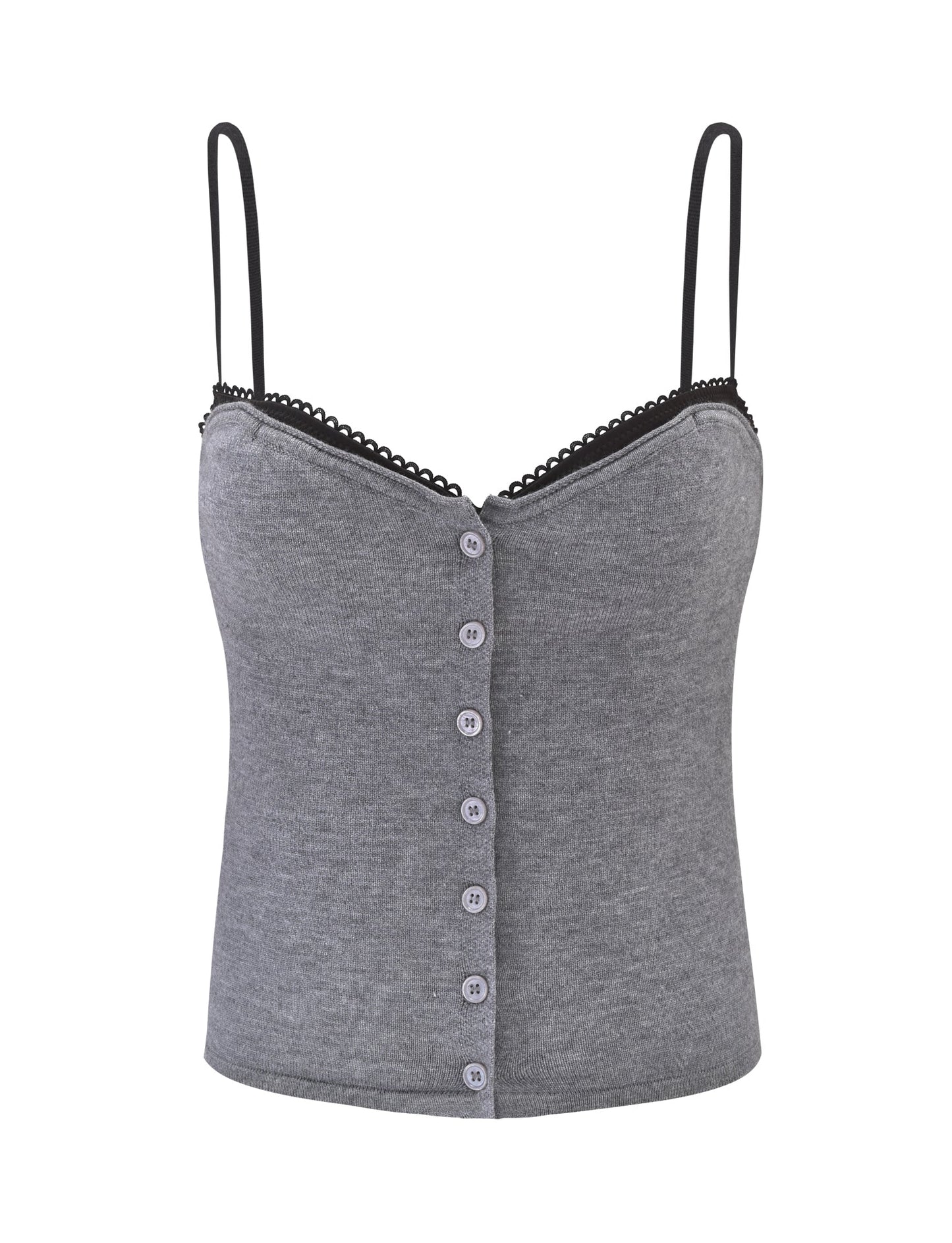 ROWENA TOP - GREY