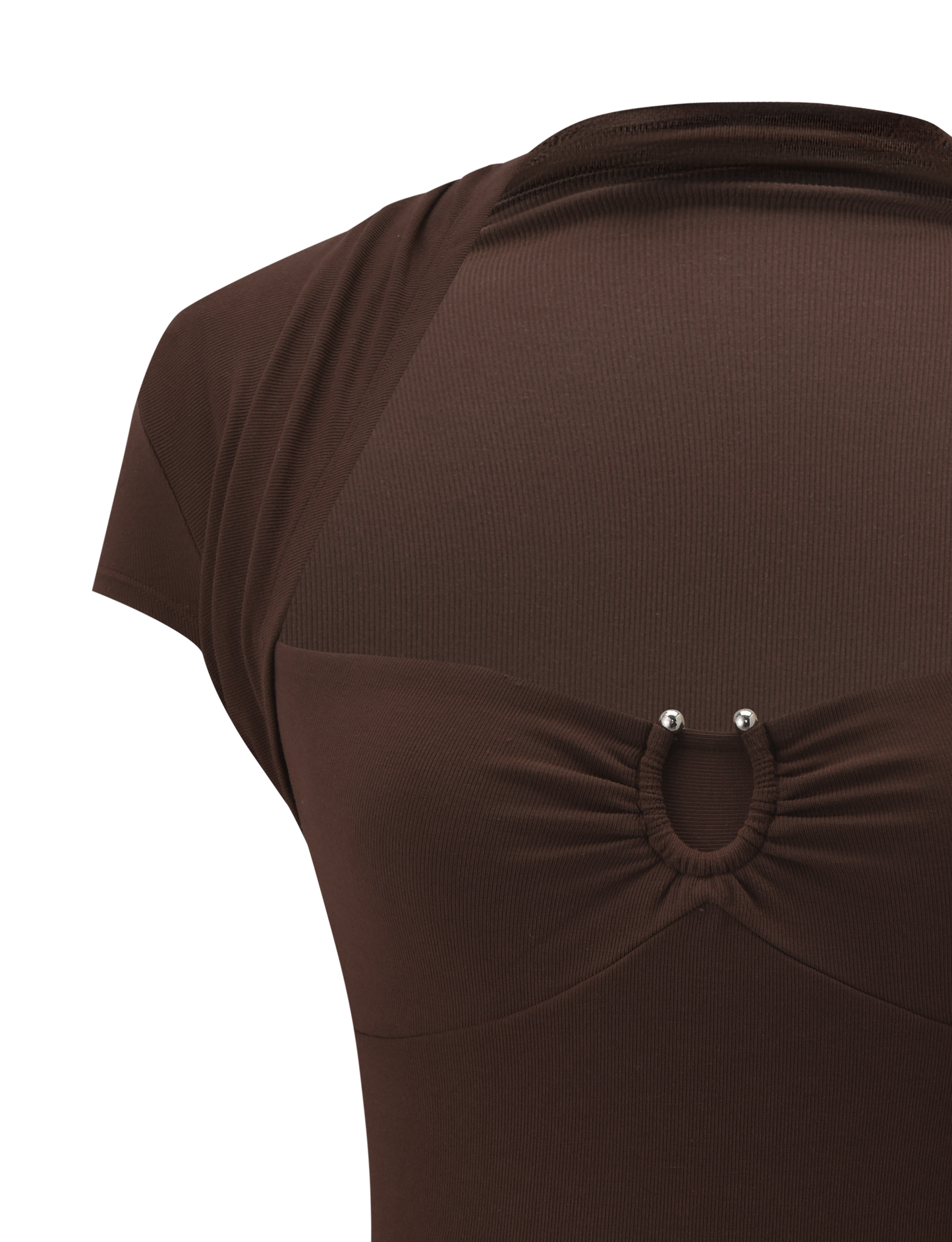 LUNARA TOP - CHOCOLATE