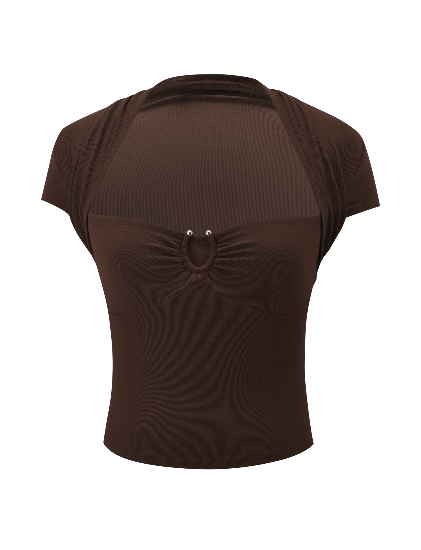 LUNARA TOP - CHOCOLATE