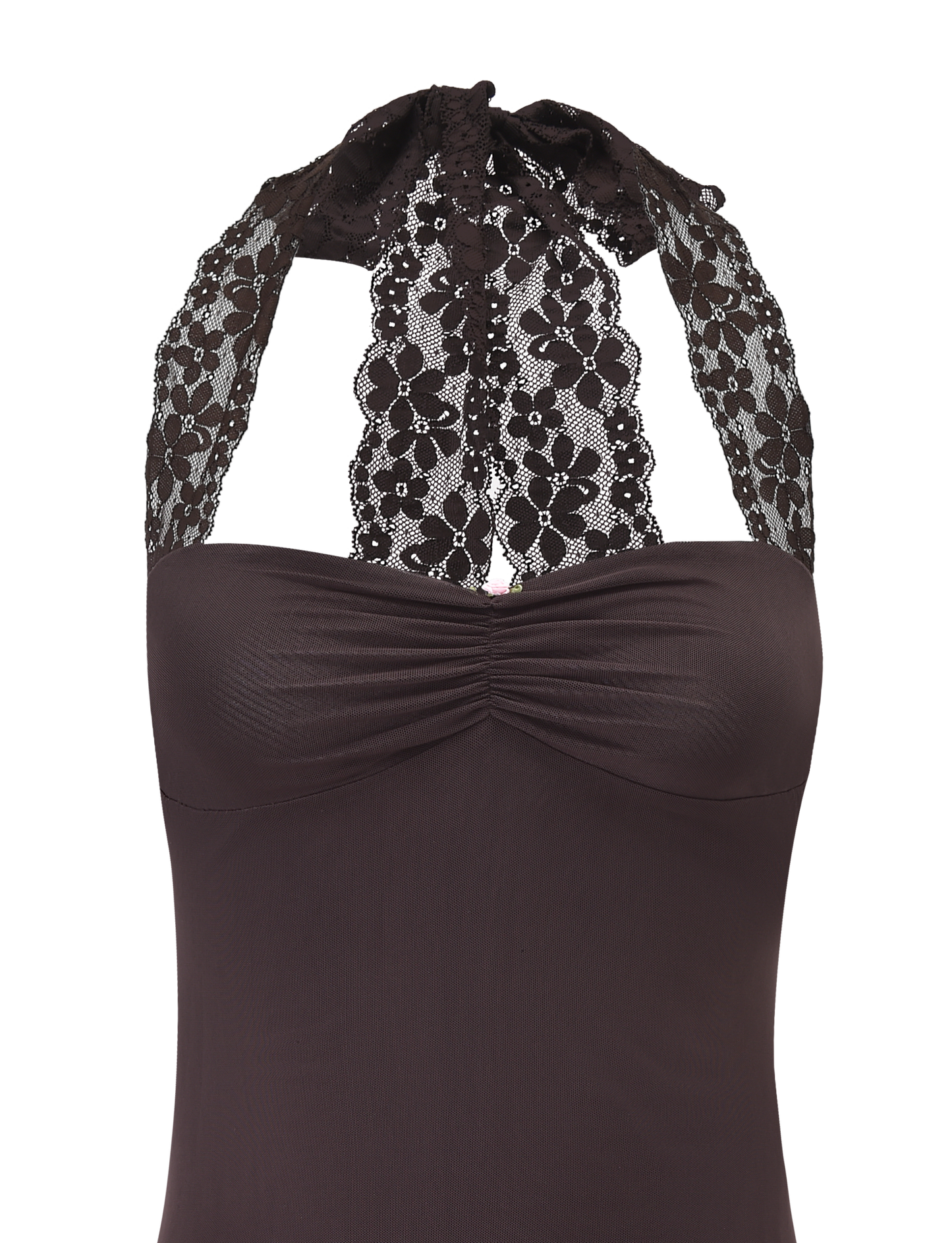 TAWNY MINI DRESS - CHOCOLATE
