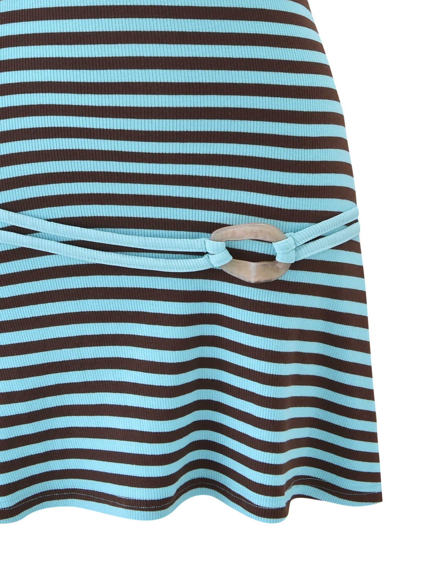 CELESTE MINI DRESS - BLUE STRIPE