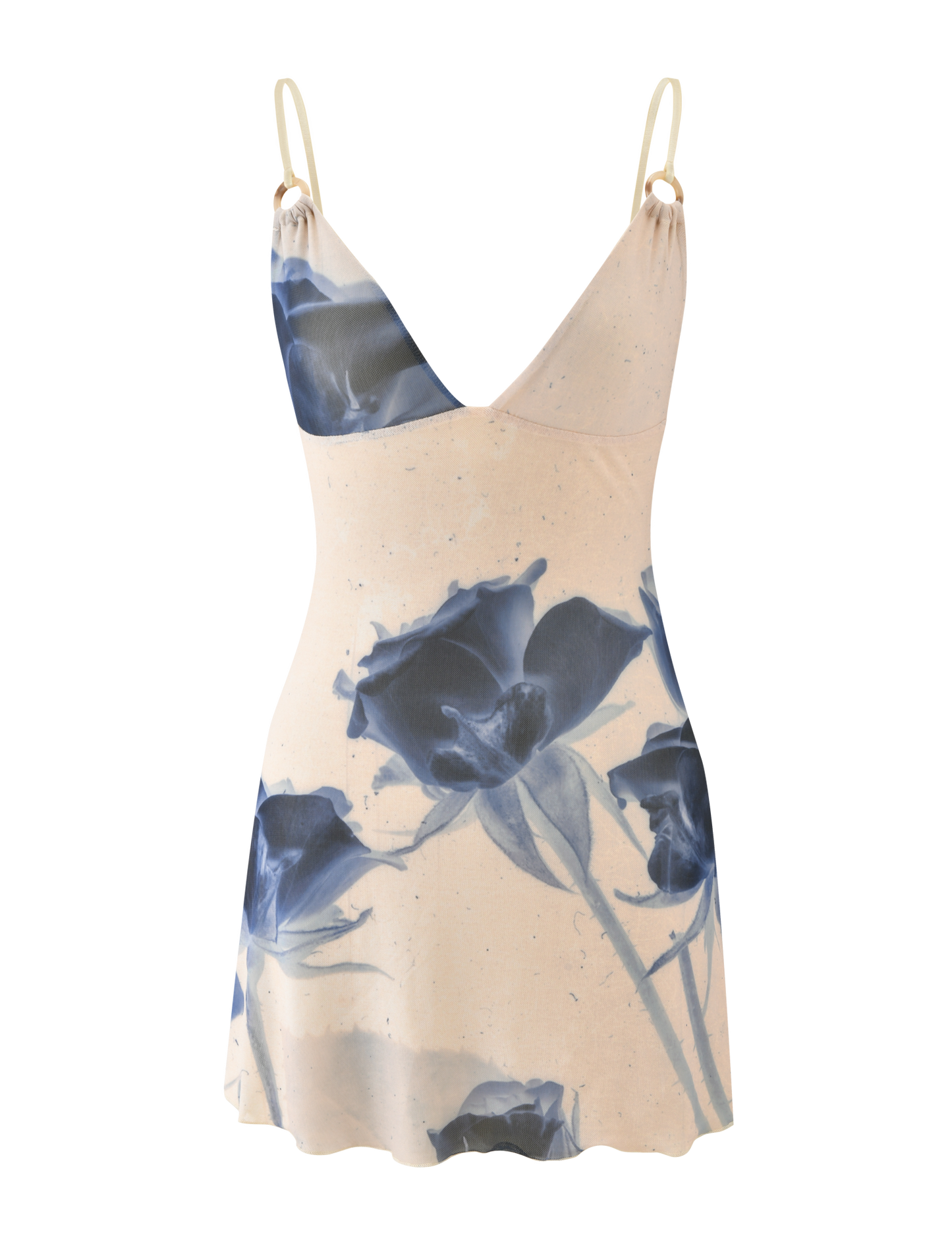 ROSY MINI DRESS - INDIGO FLORAL