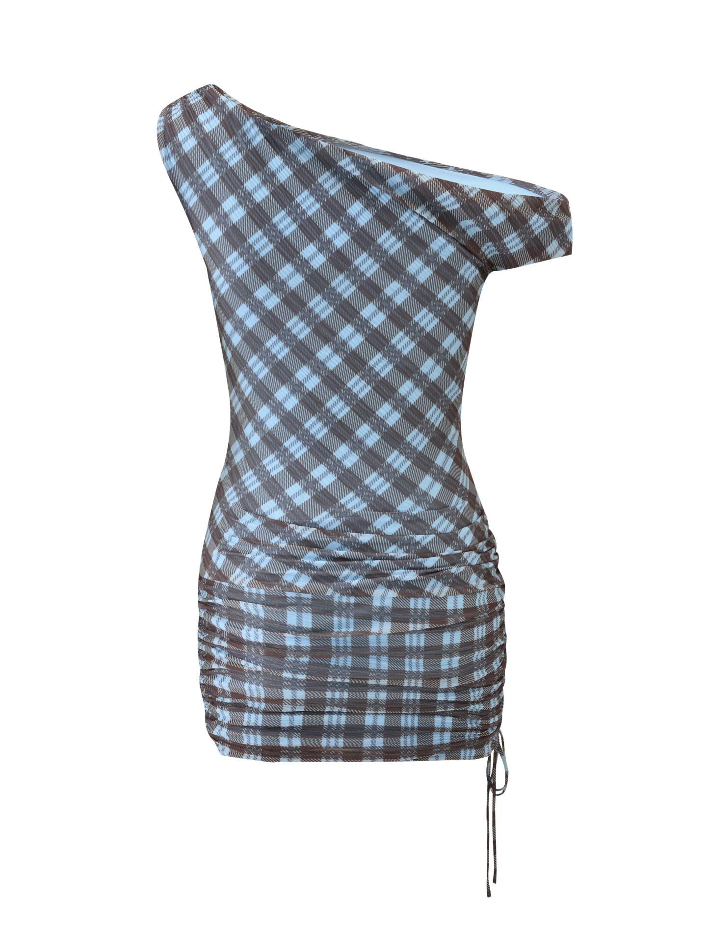 WINSLOW MINI DRESS - BLUE CHECK