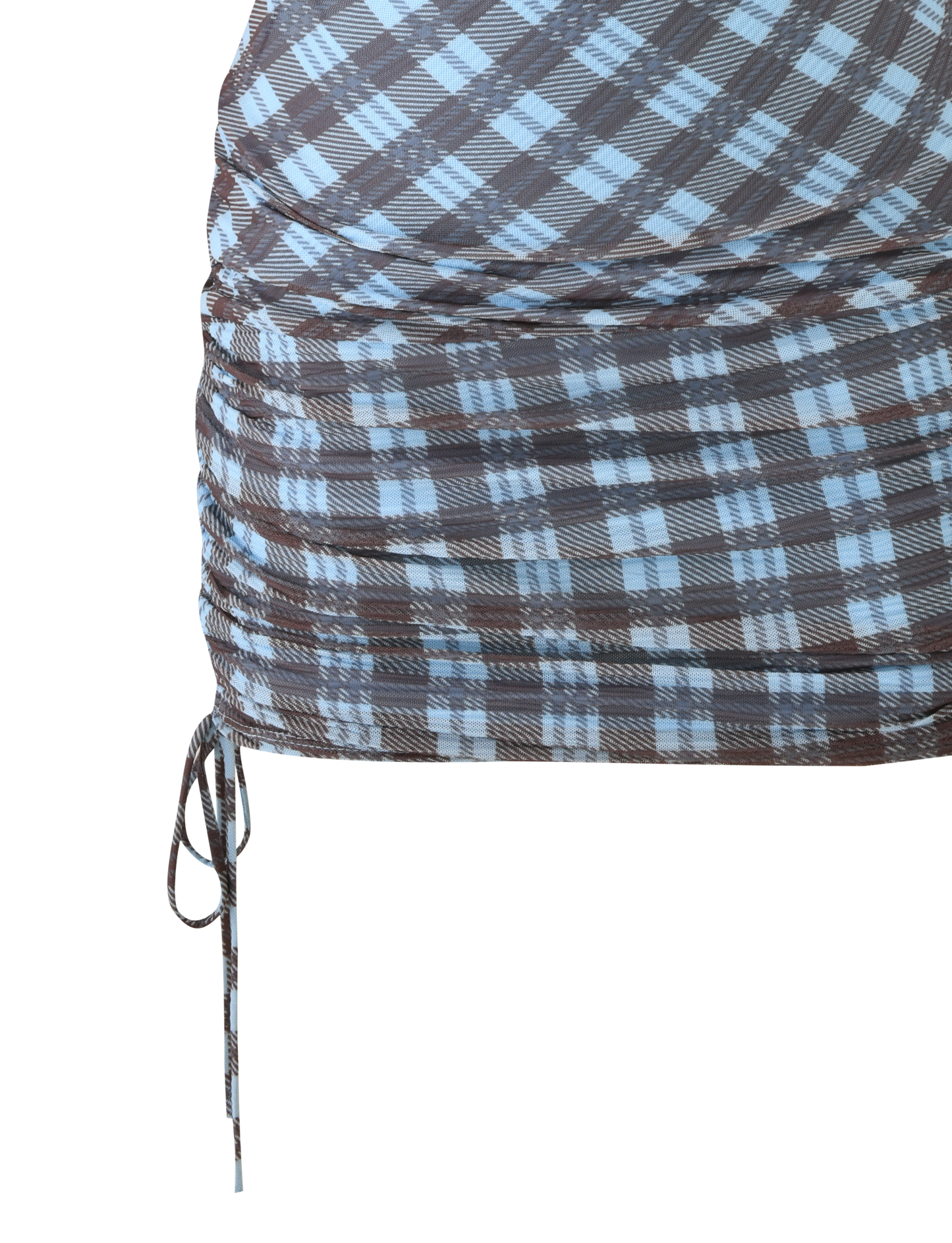WINSLOW MINI DRESS - BLUE CHECK