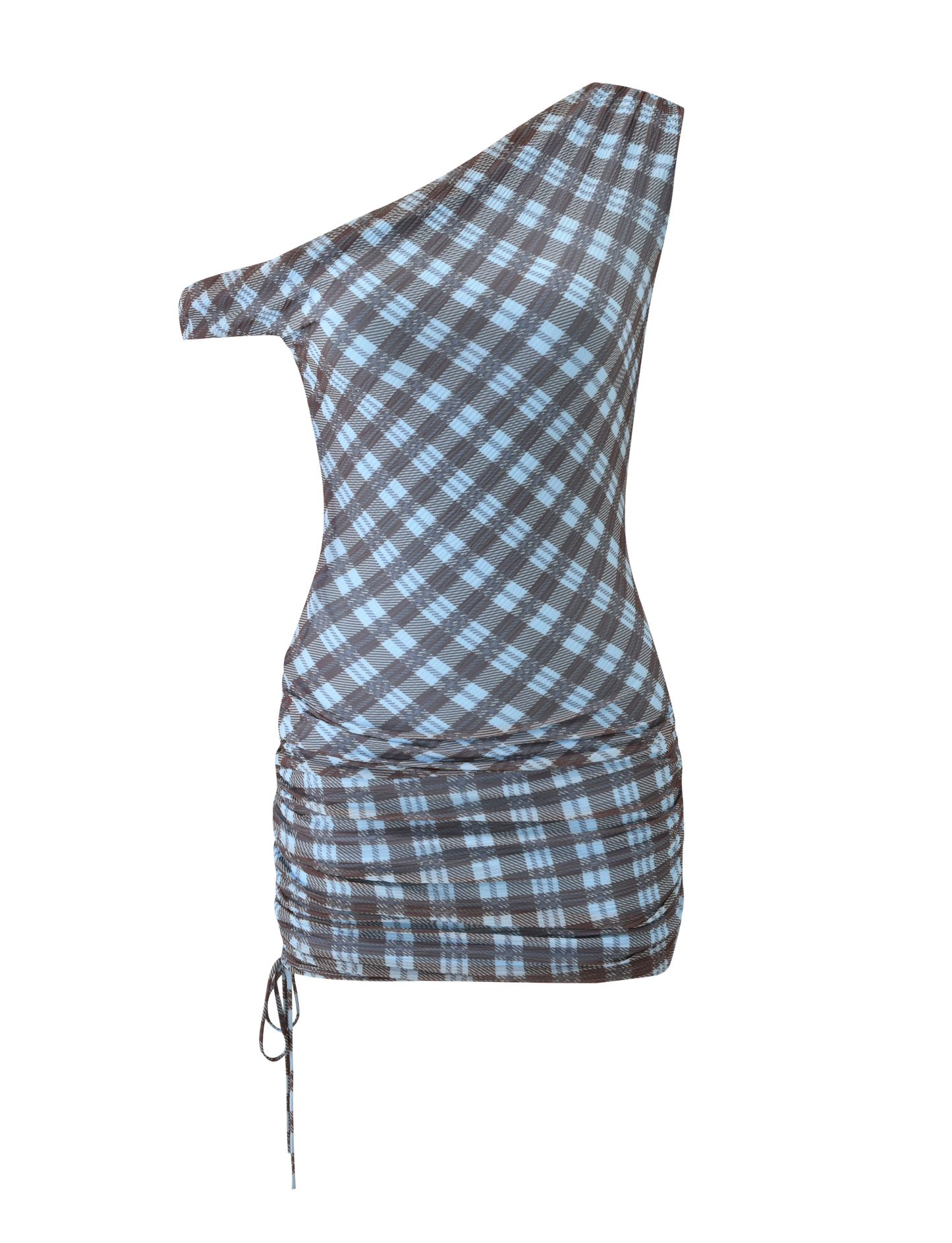 WINSLOW MINI DRESS - BLUE CHECK