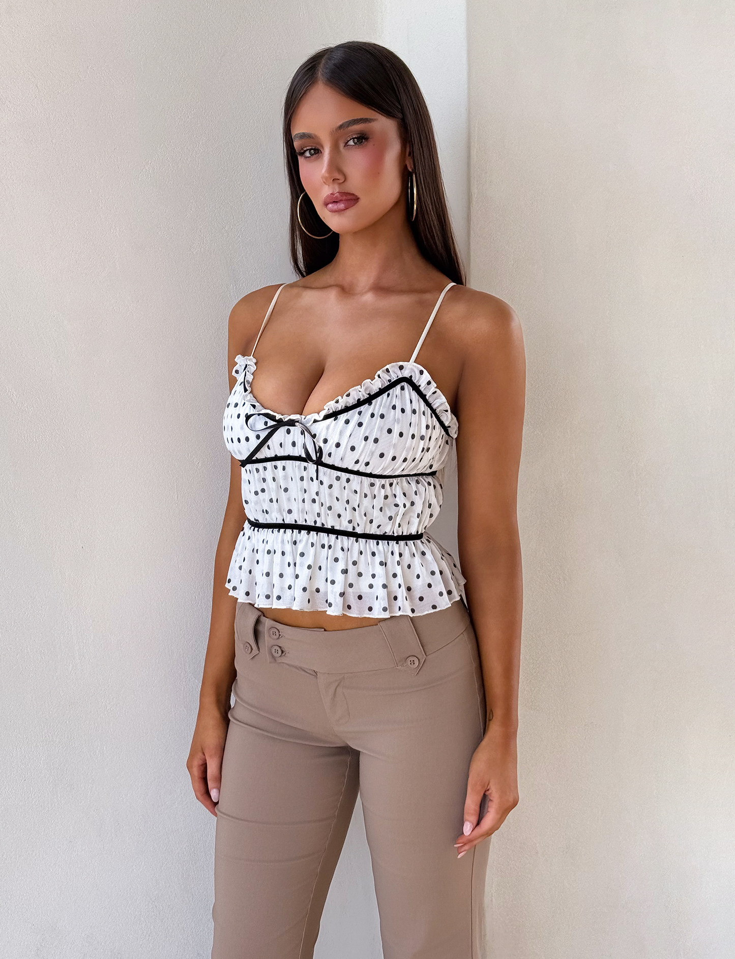 LIORA TOP - POLKA DOT