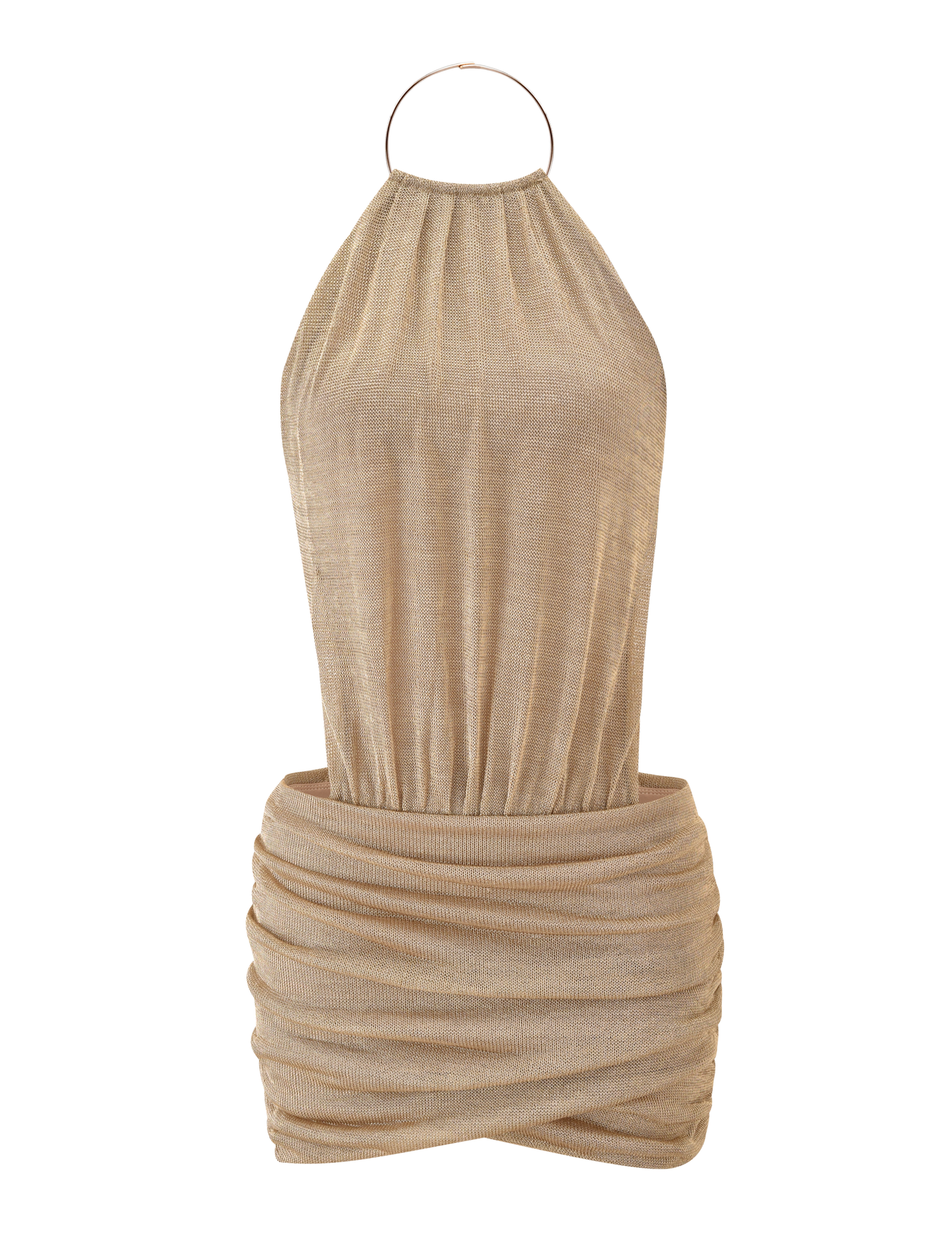 EVANNA MINI DRESS - GOLD