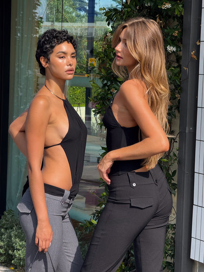 FENELLA TOP - BLACK