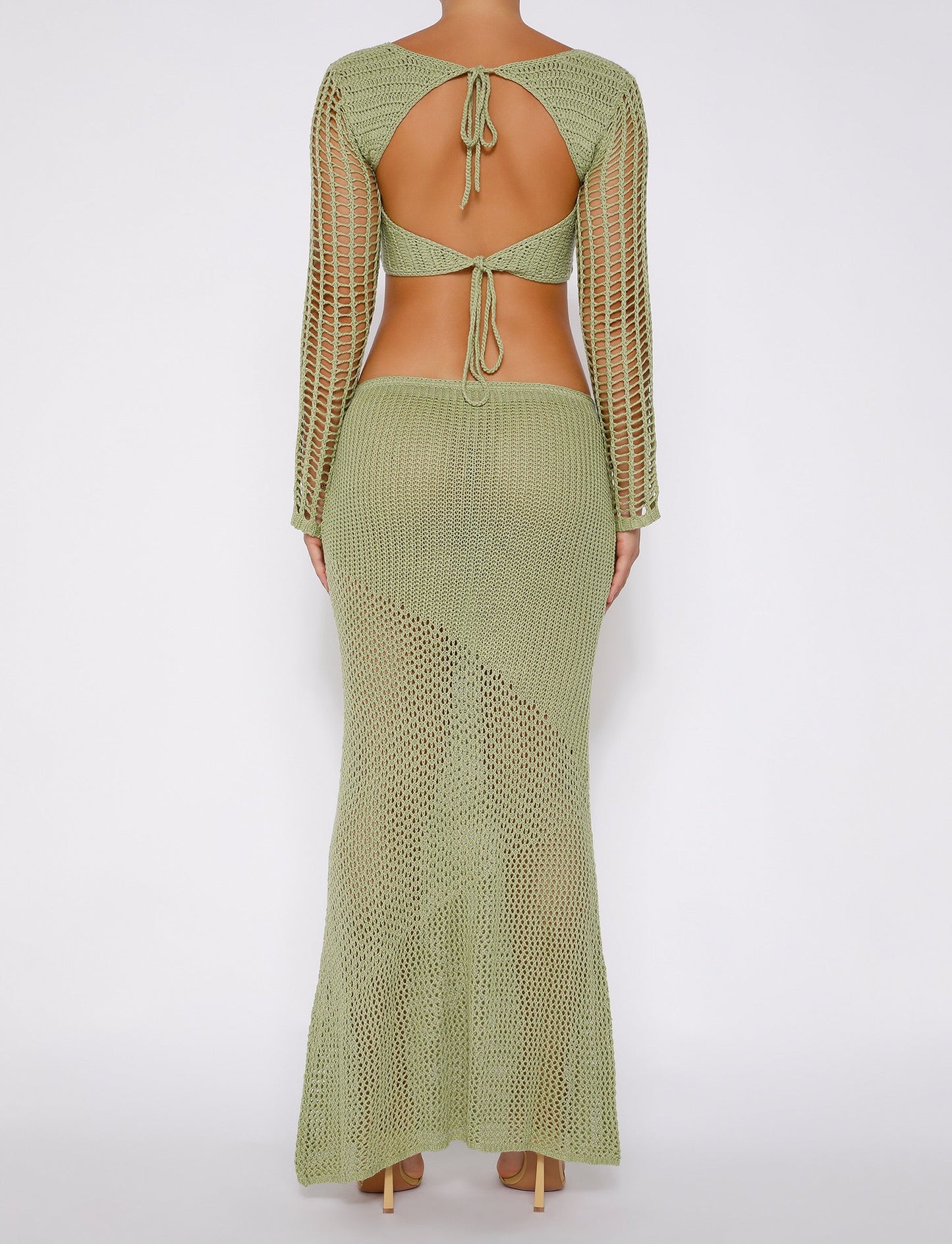 MACAULEY SKIRT - GREEN : PASTEL GREEN