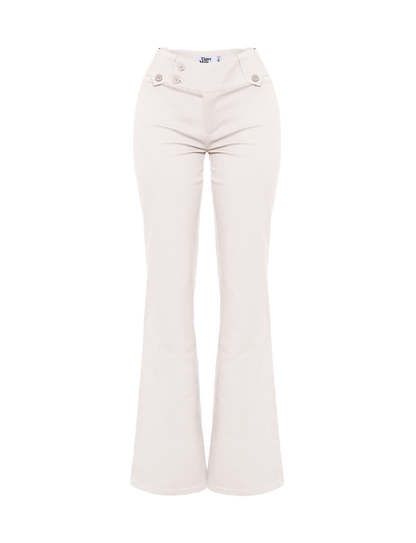 KITTIE TWILL PANT - WHITE