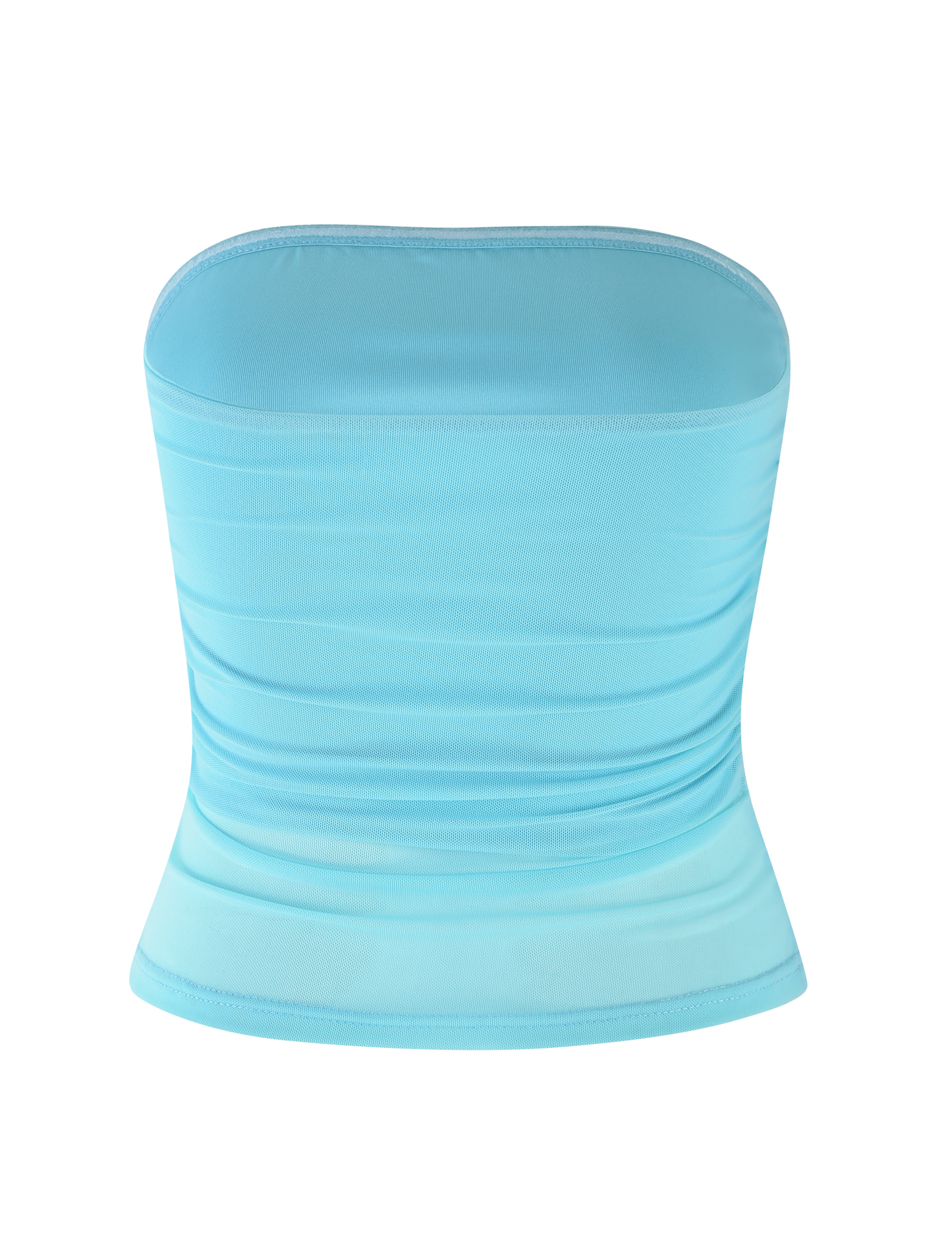 HARRIETT TUBE TOP - BLUE : ICE BLUE : BRIGHT BLUE